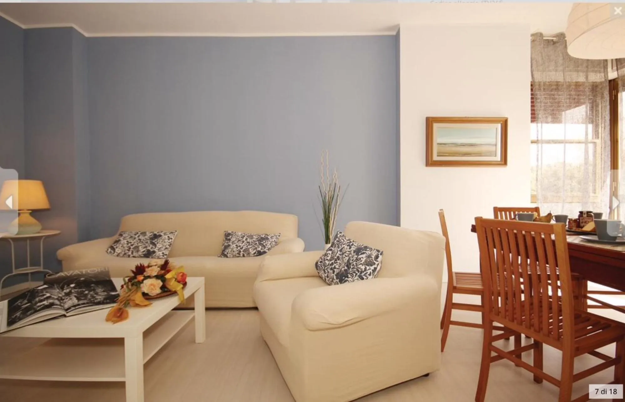 Living room in Casa Ilaria