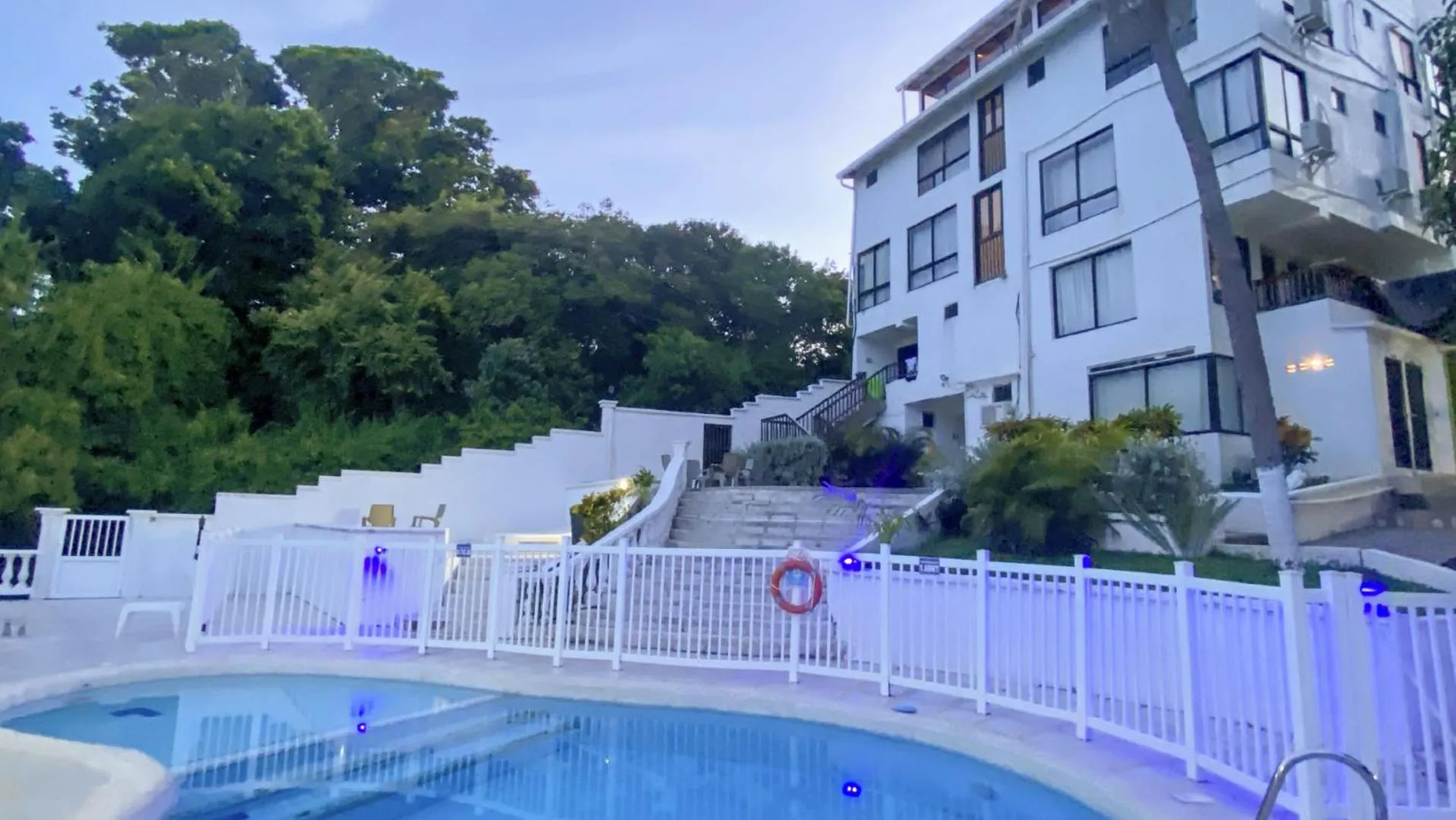 Pool view in Posada Magic Hill On Vacation