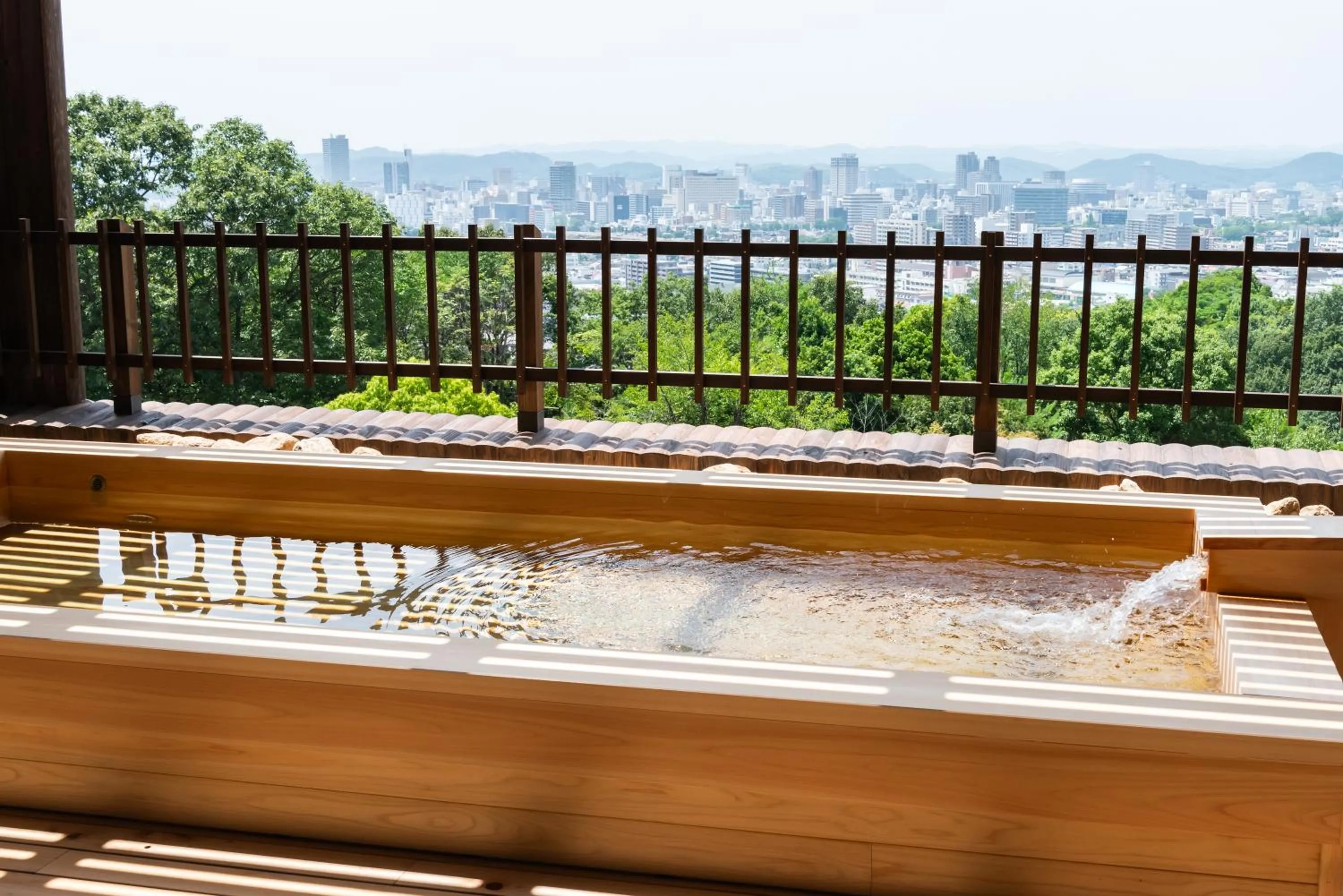 Open Air Bath in Okayama International Hotel