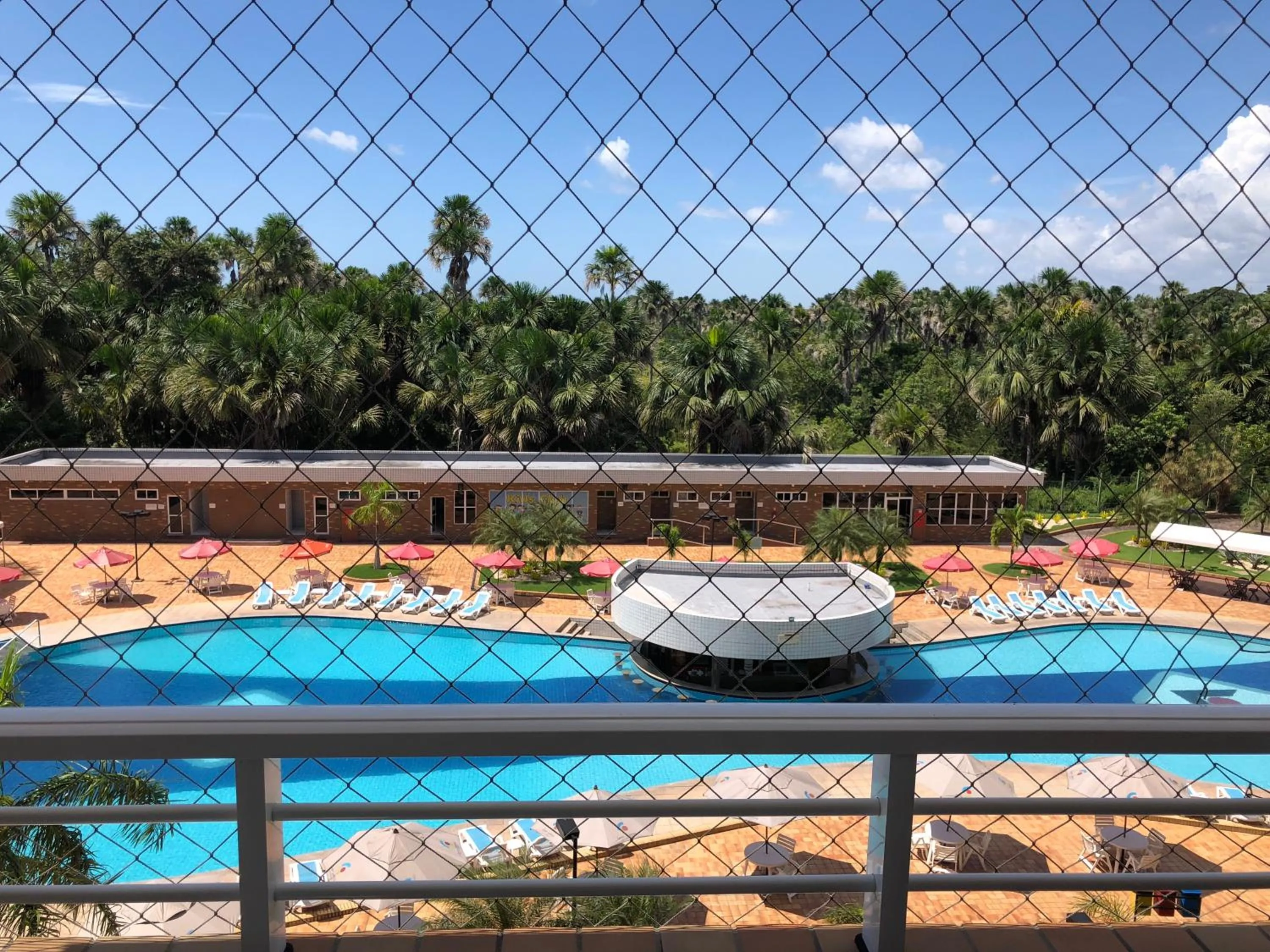 Swimming pool in Gran lençóis Flat 2 suítes vista piscina