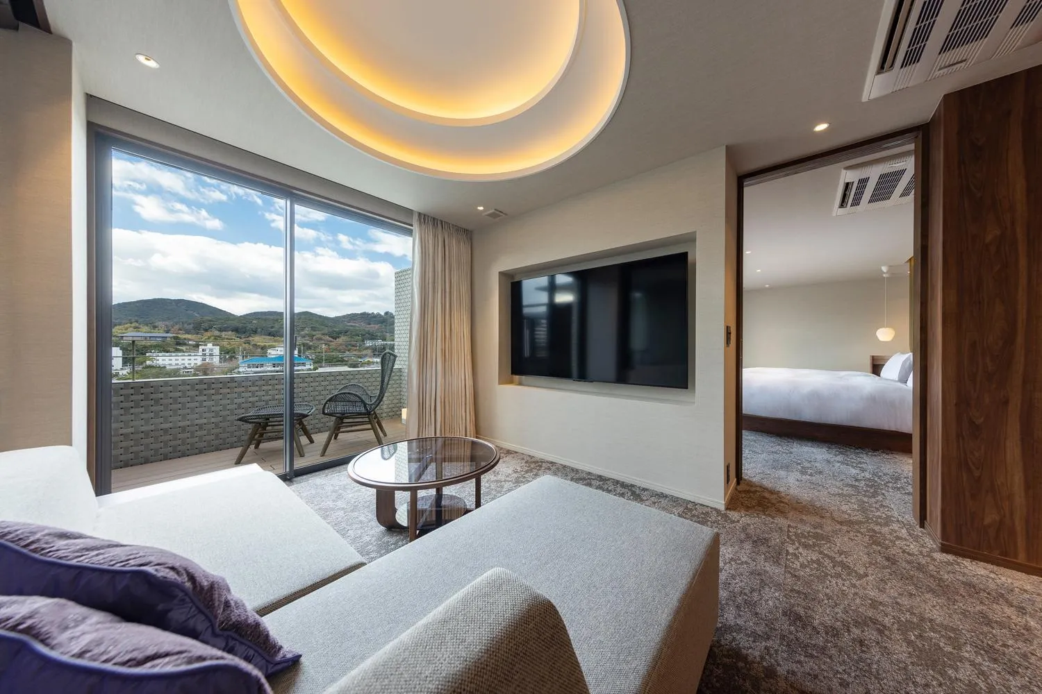 Living room, Bed in Shimahana