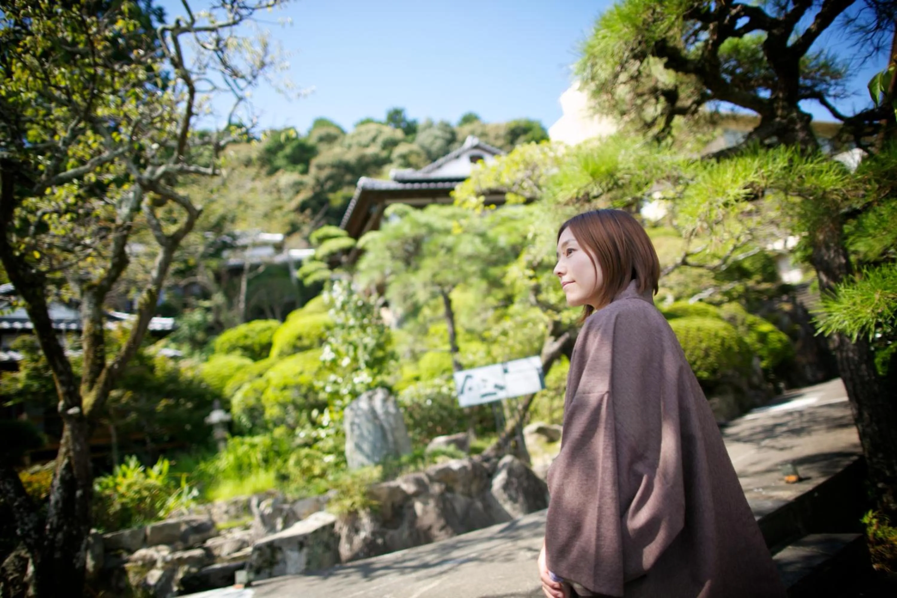 Garden in Kotohira Kadan