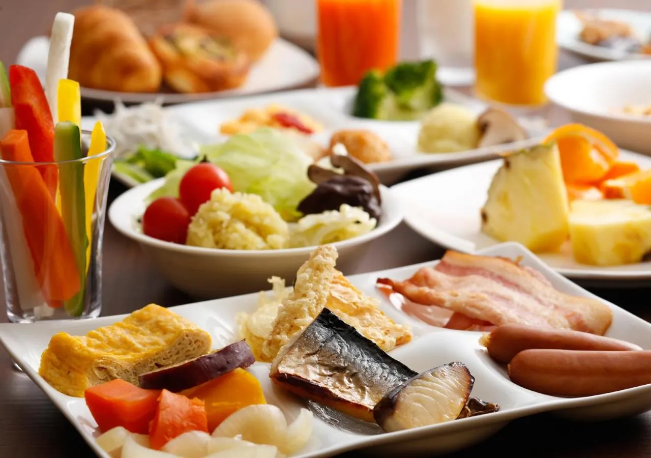 Buffet breakfast in Yumekaiyu Awajishima