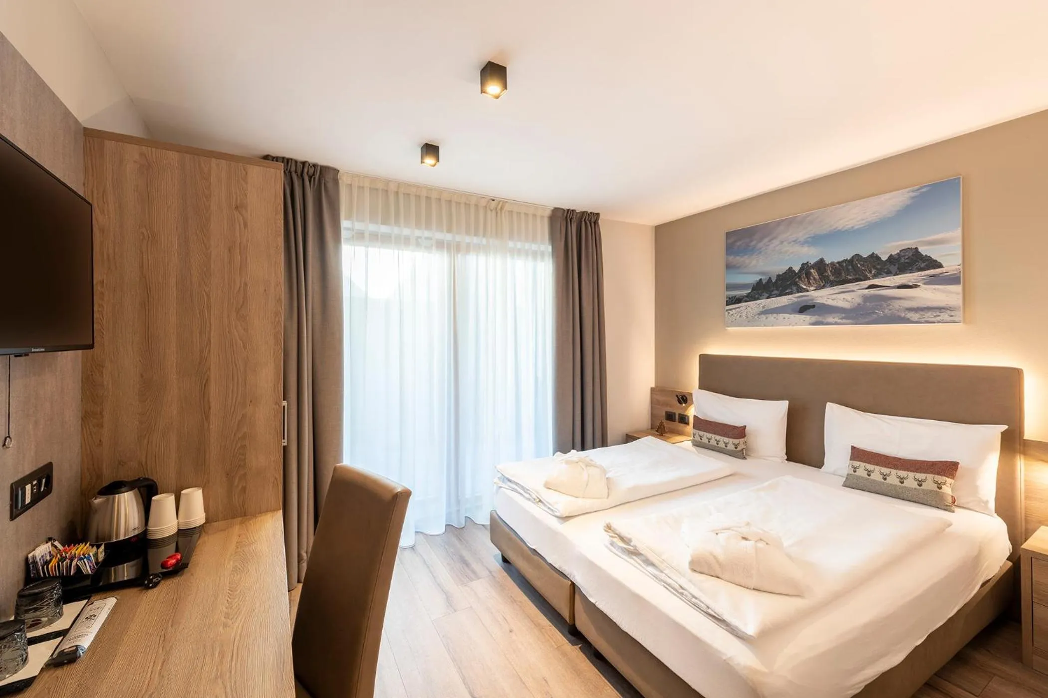 Bedroom, Bed in Chalet Aster