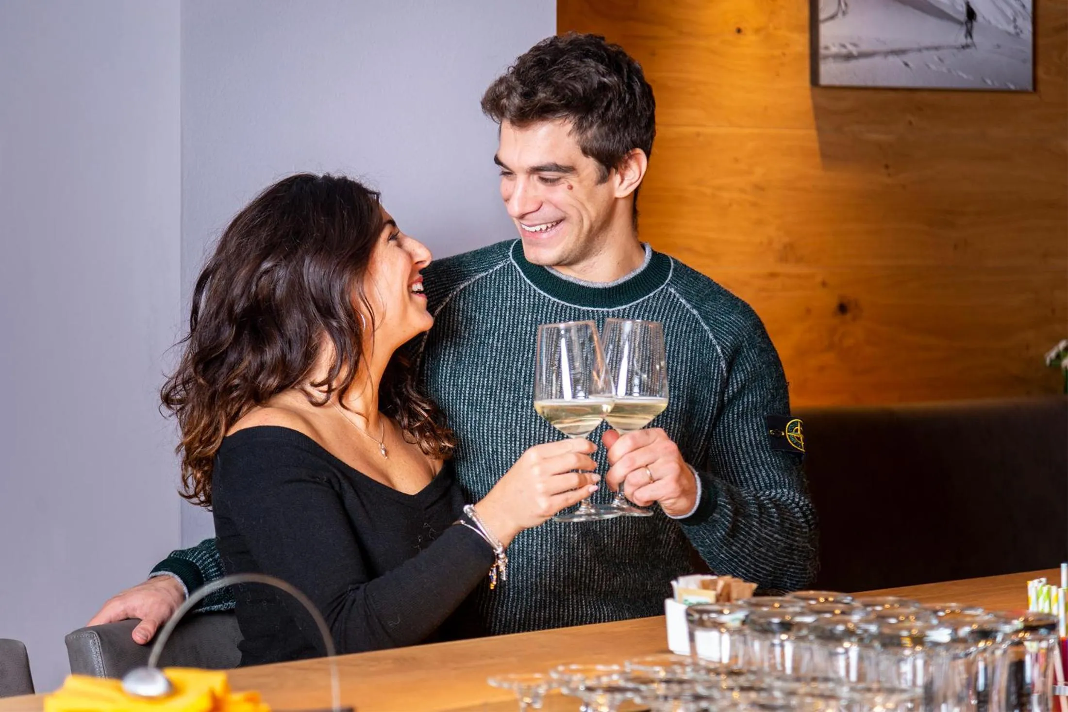 Lounge or bar in Chalet Aster