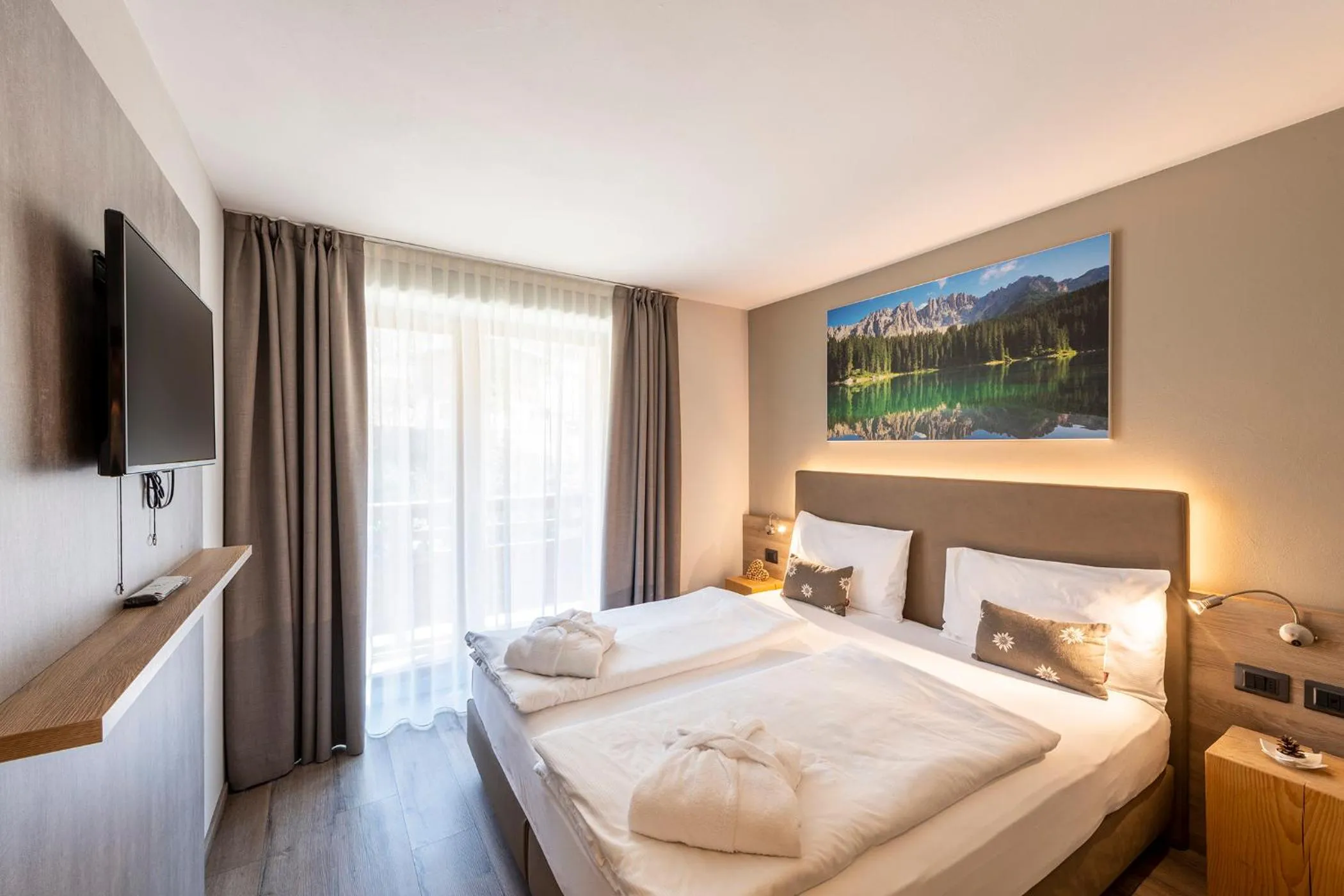 Bedroom, Bed in Chalet Aster