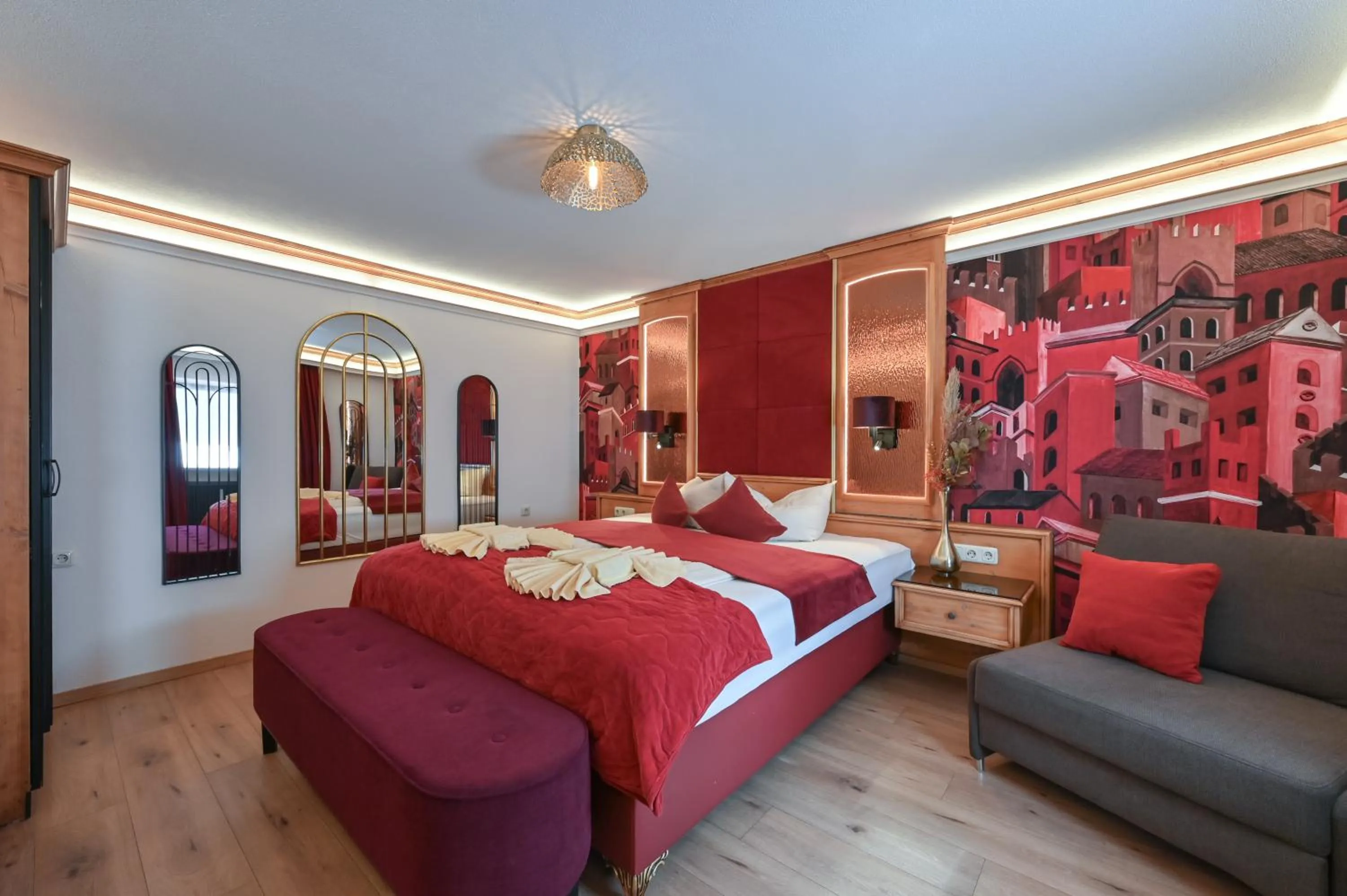 Bedroom, Bed in Hotel San Marco