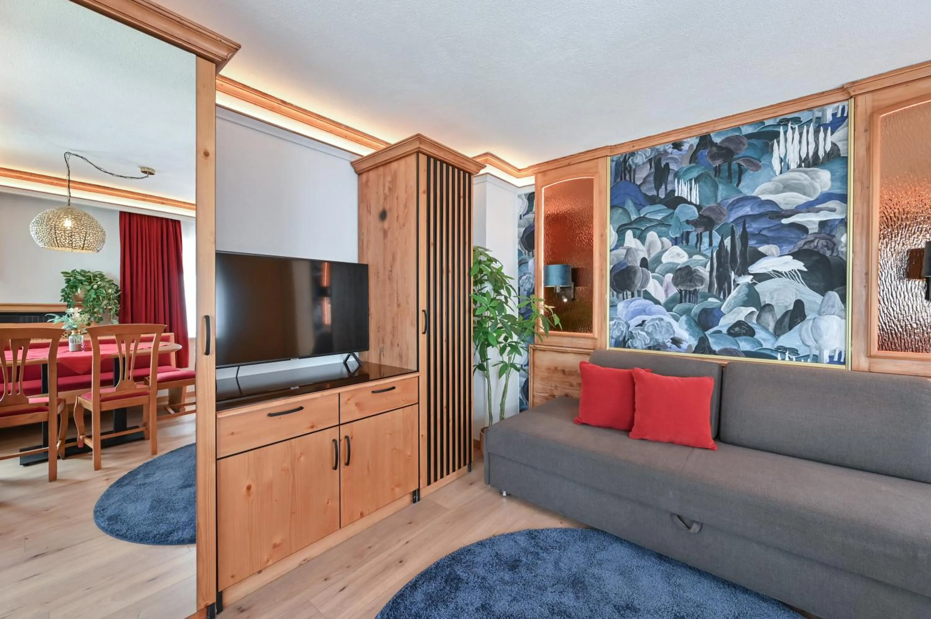 Seating area in Hotel San Marco