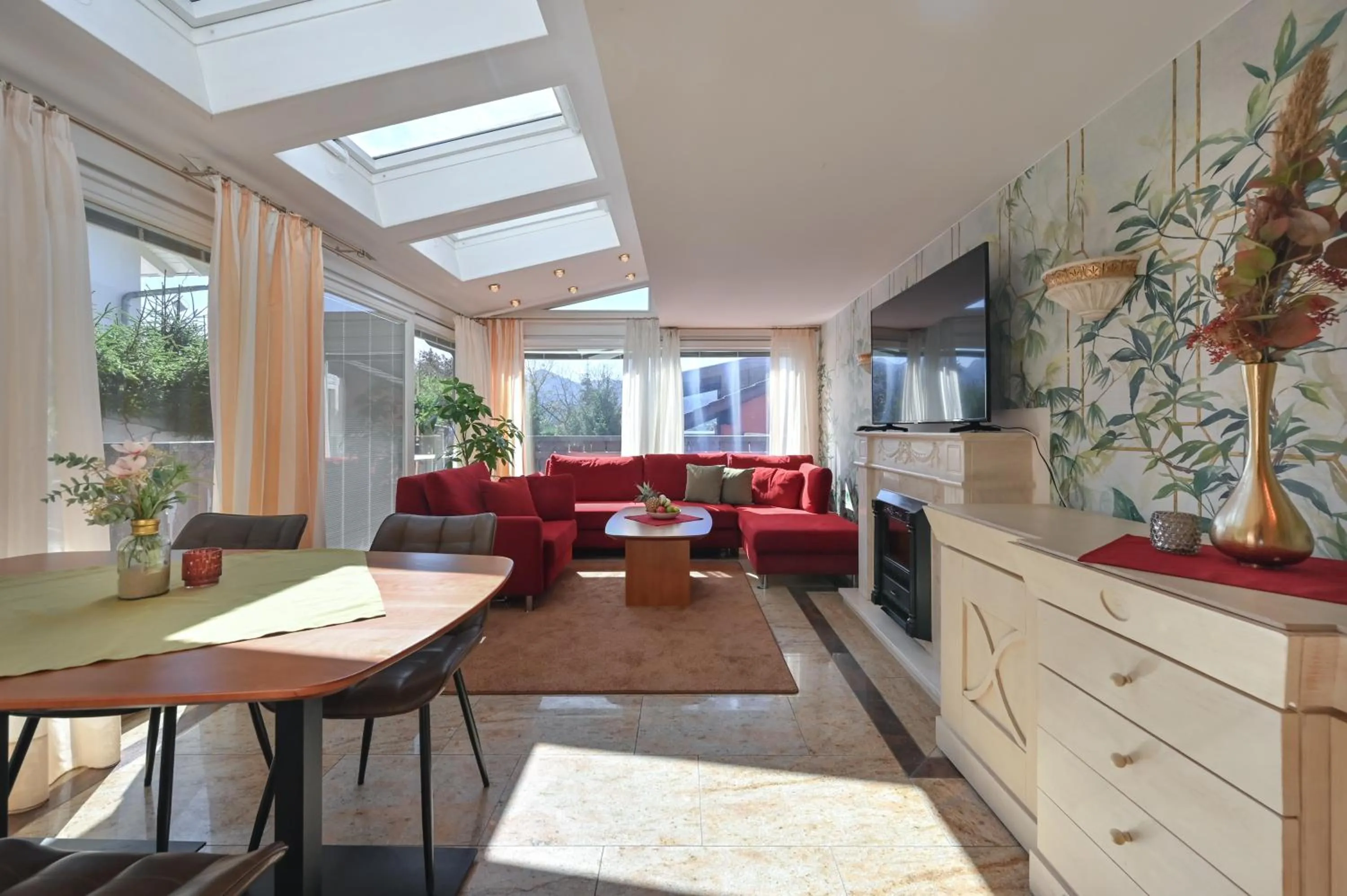 Dining area in Hotel San Marco