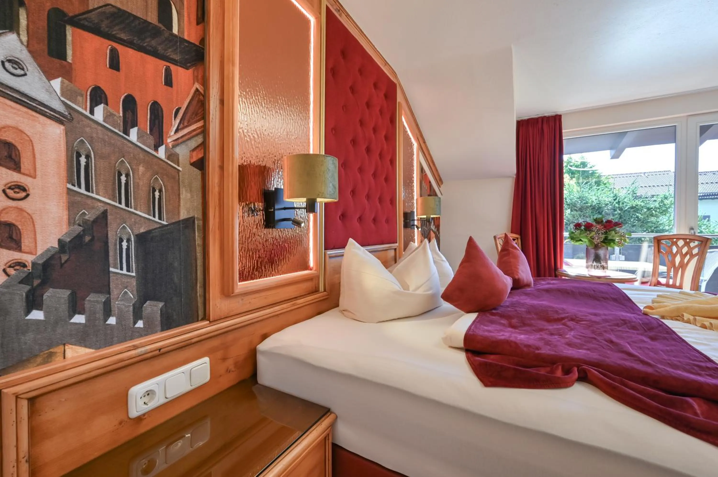 Bed in Hotel San Marco