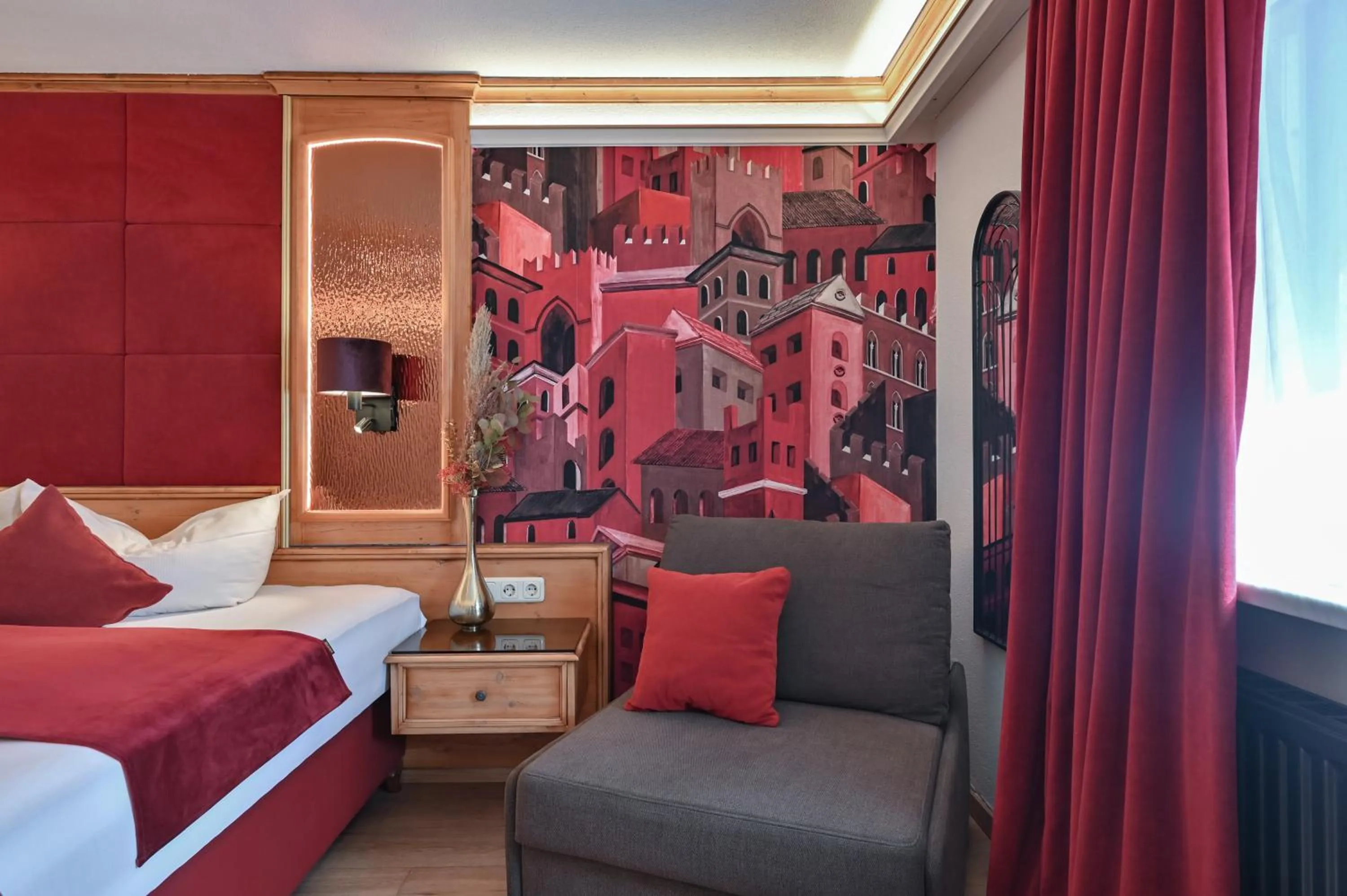 Bedroom, Bed in Hotel San Marco