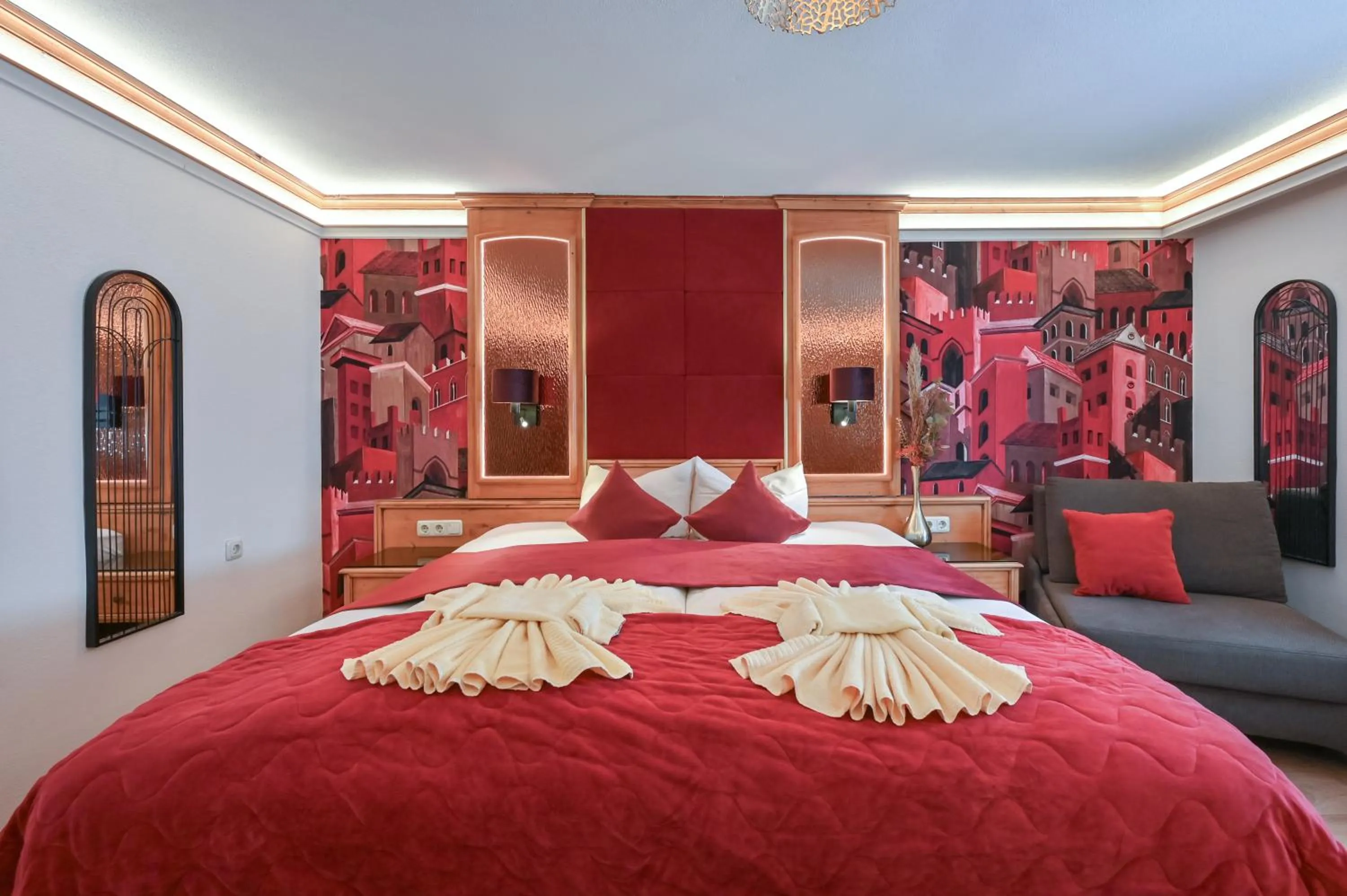 Bed in Hotel San Marco