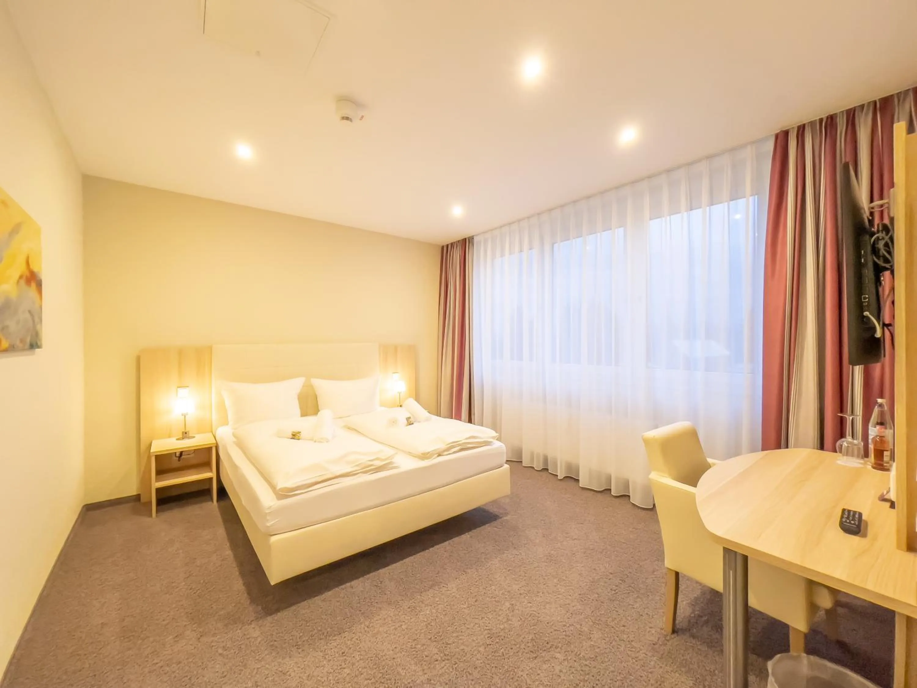 Bed in Hotel Siebenschläfer am Wasserturm