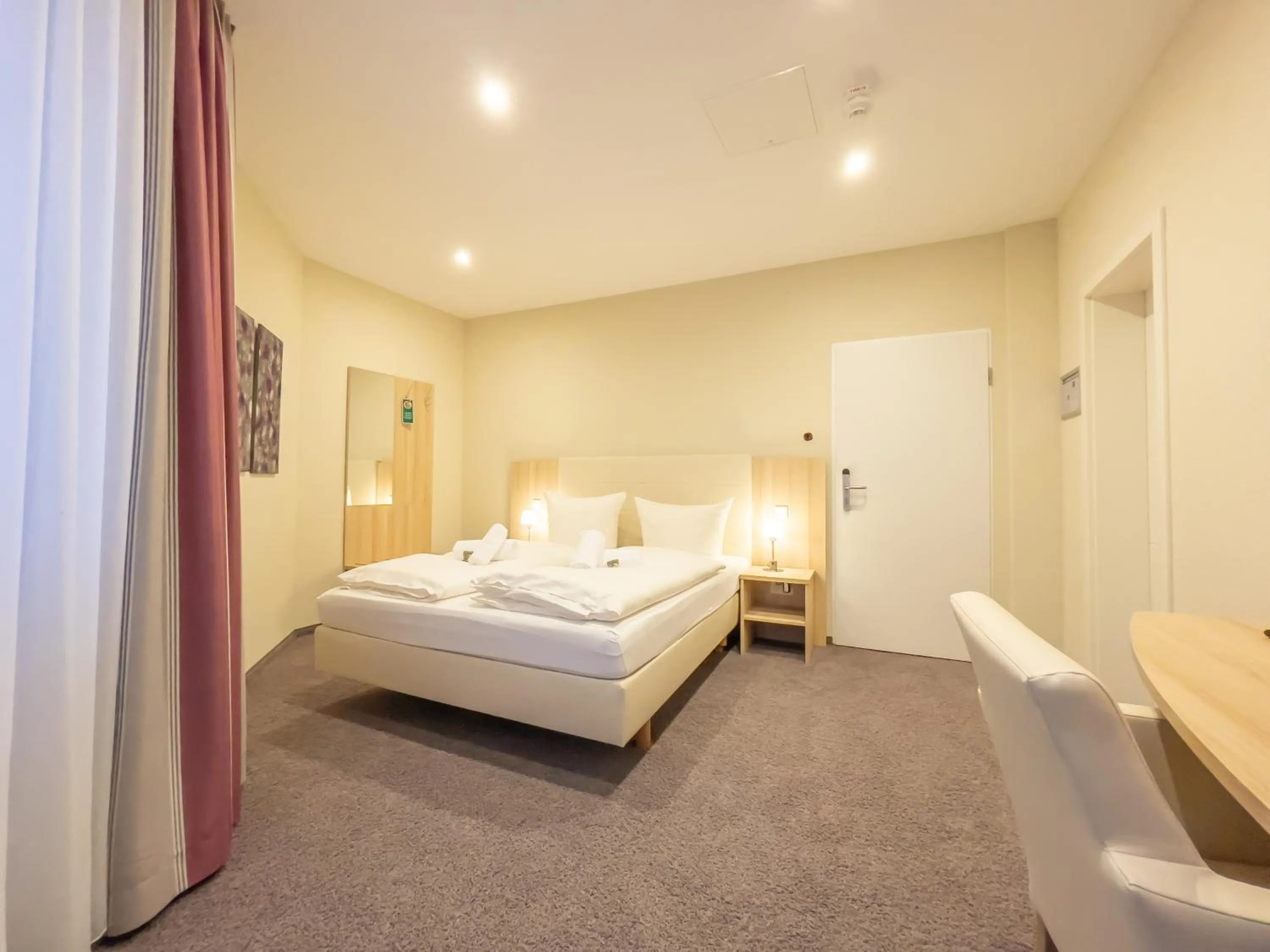 Bed in Hotel Siebenschläfer am Wasserturm