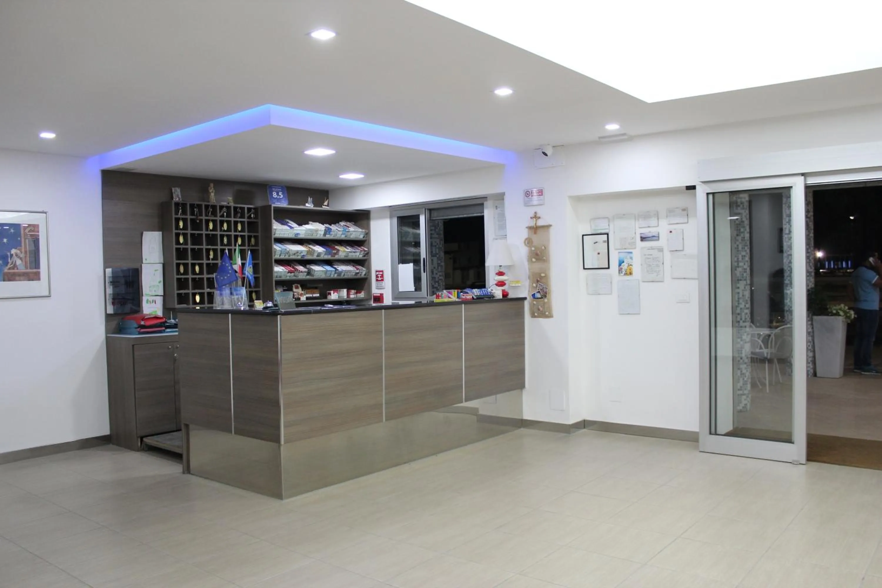 Lobby or reception in Hotel Poseidon