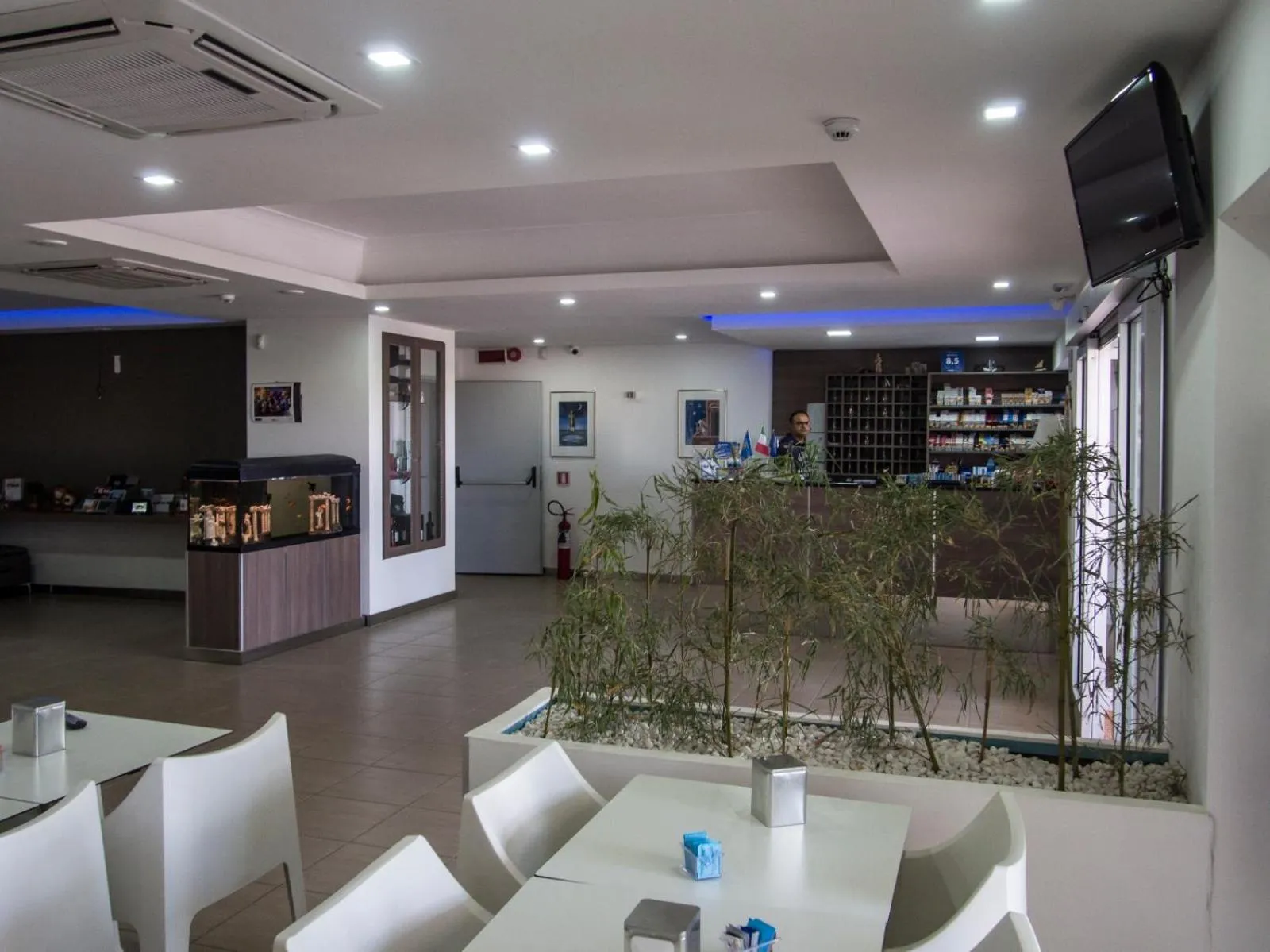 Lobby or reception in Hotel Poseidon