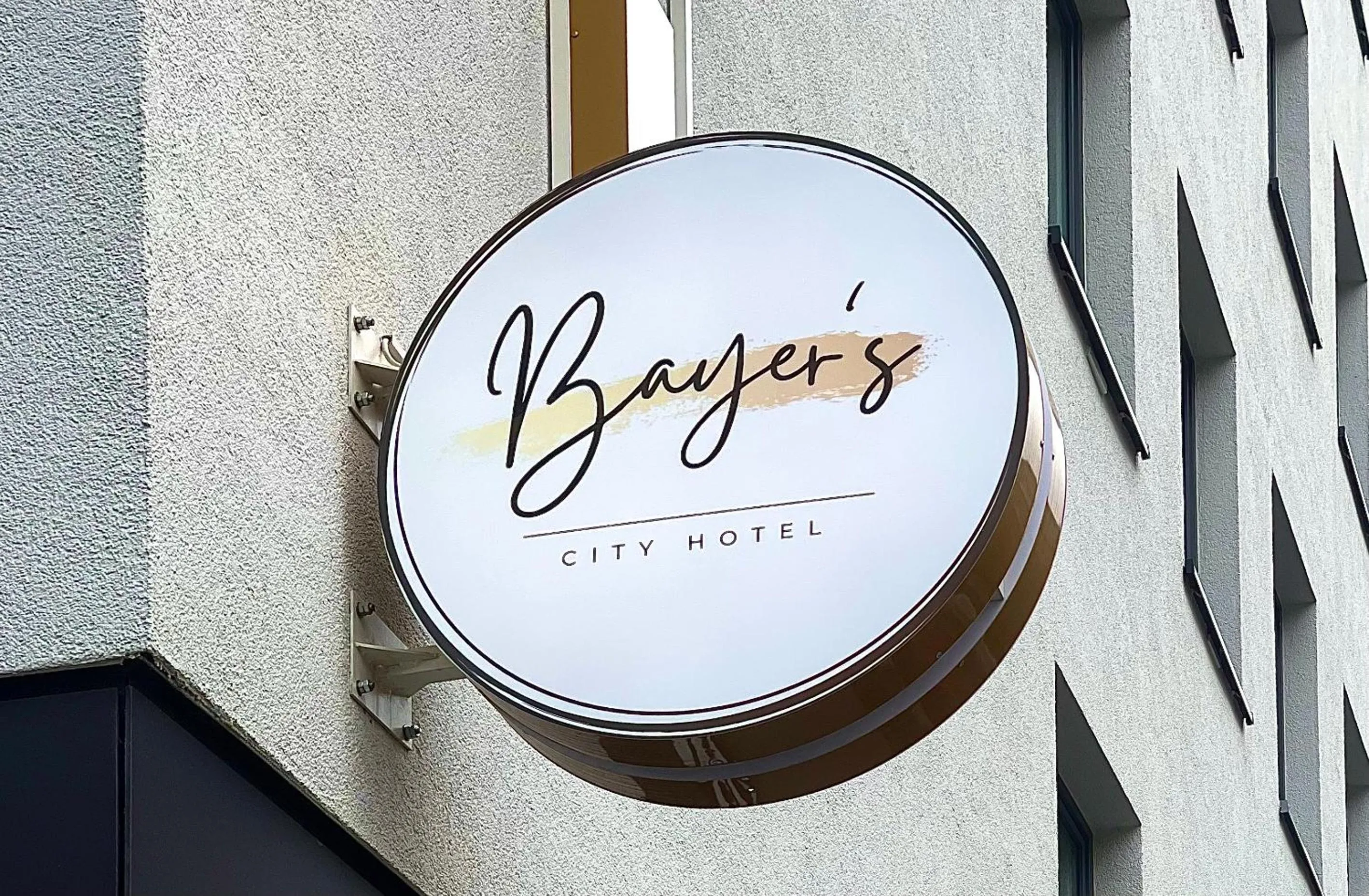Property logo or sign in Bayer's City Hotel