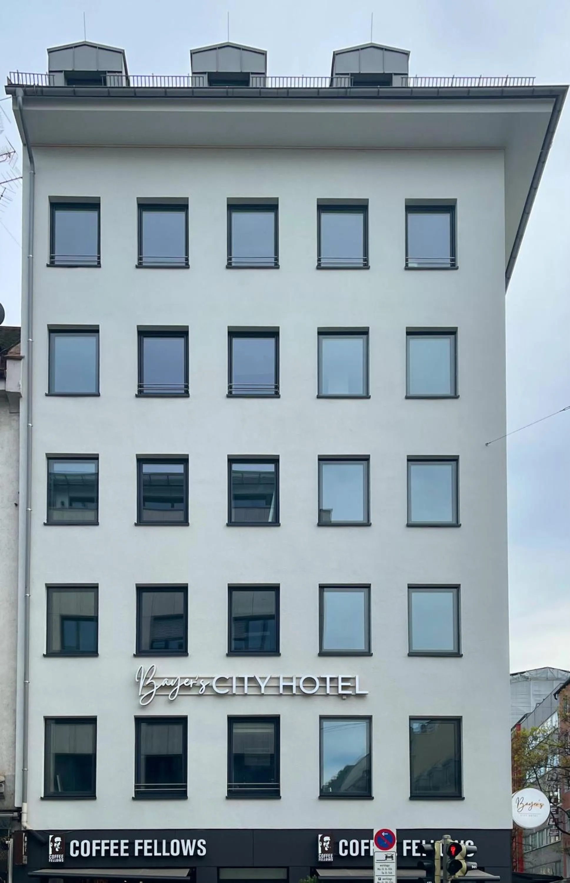Property building in Bayer's City Hotel