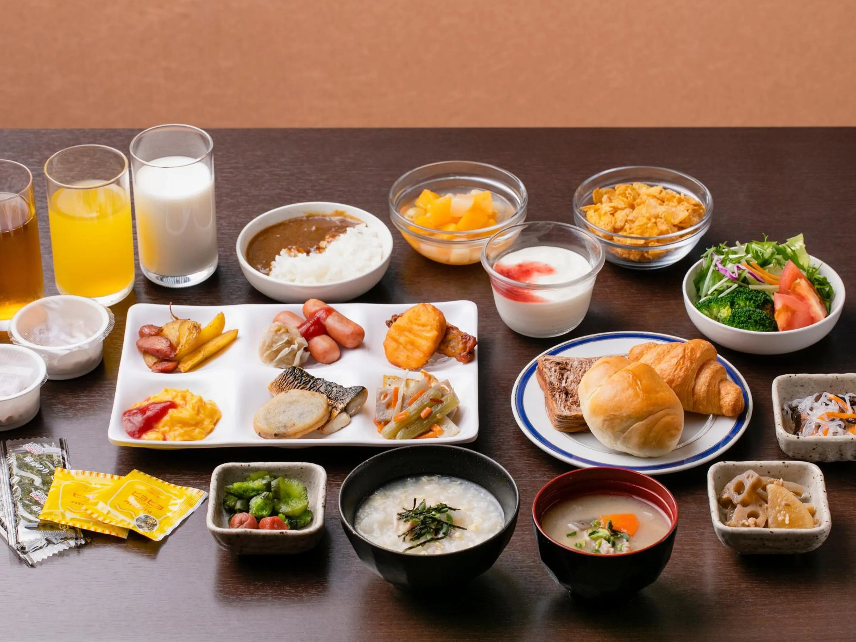 Breakfast in KOKO STAY Miyakonojo - formerly Hotel Wing International Miyakonojo