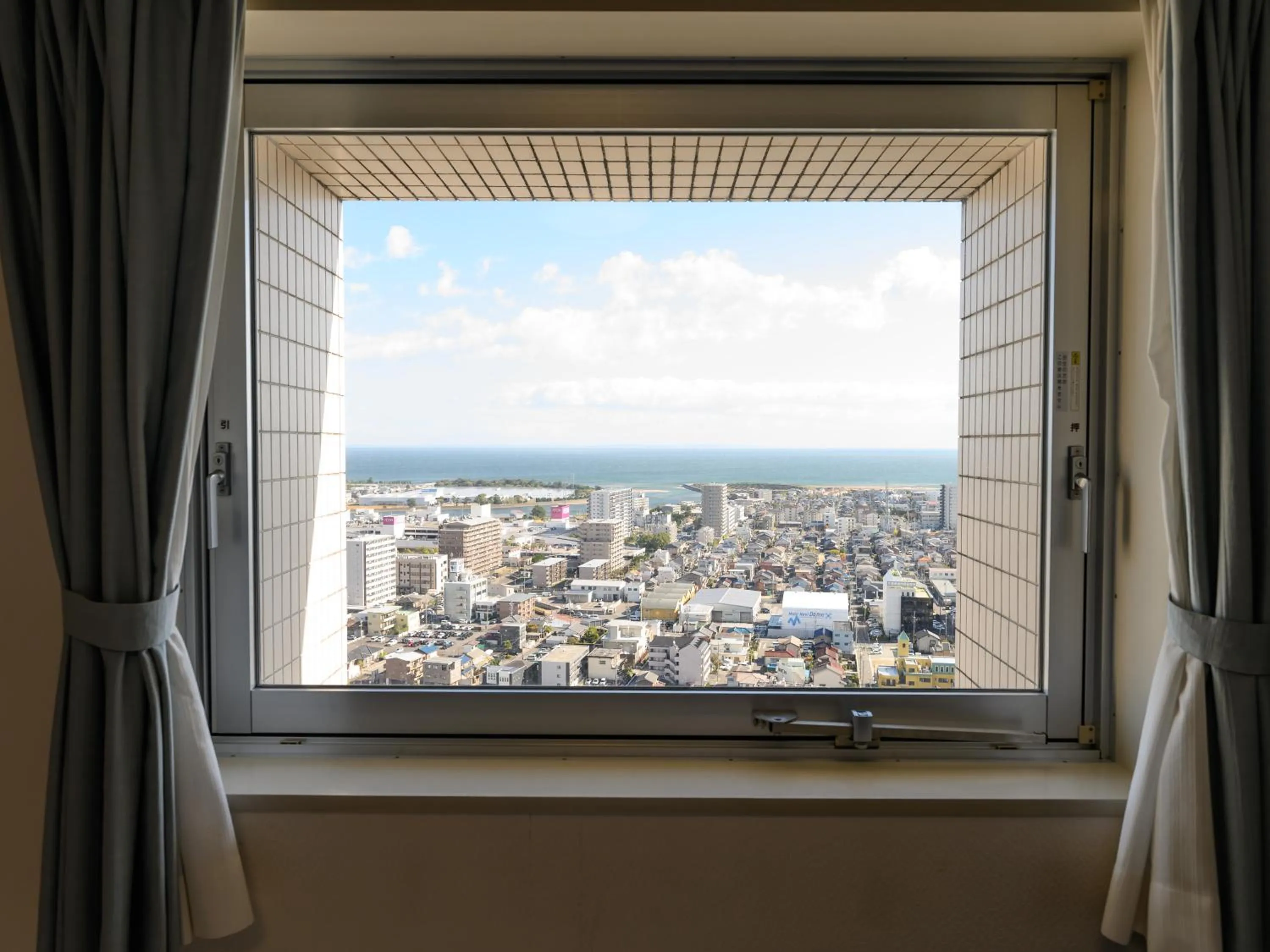 Sea view in Hotel Green Park Tsu