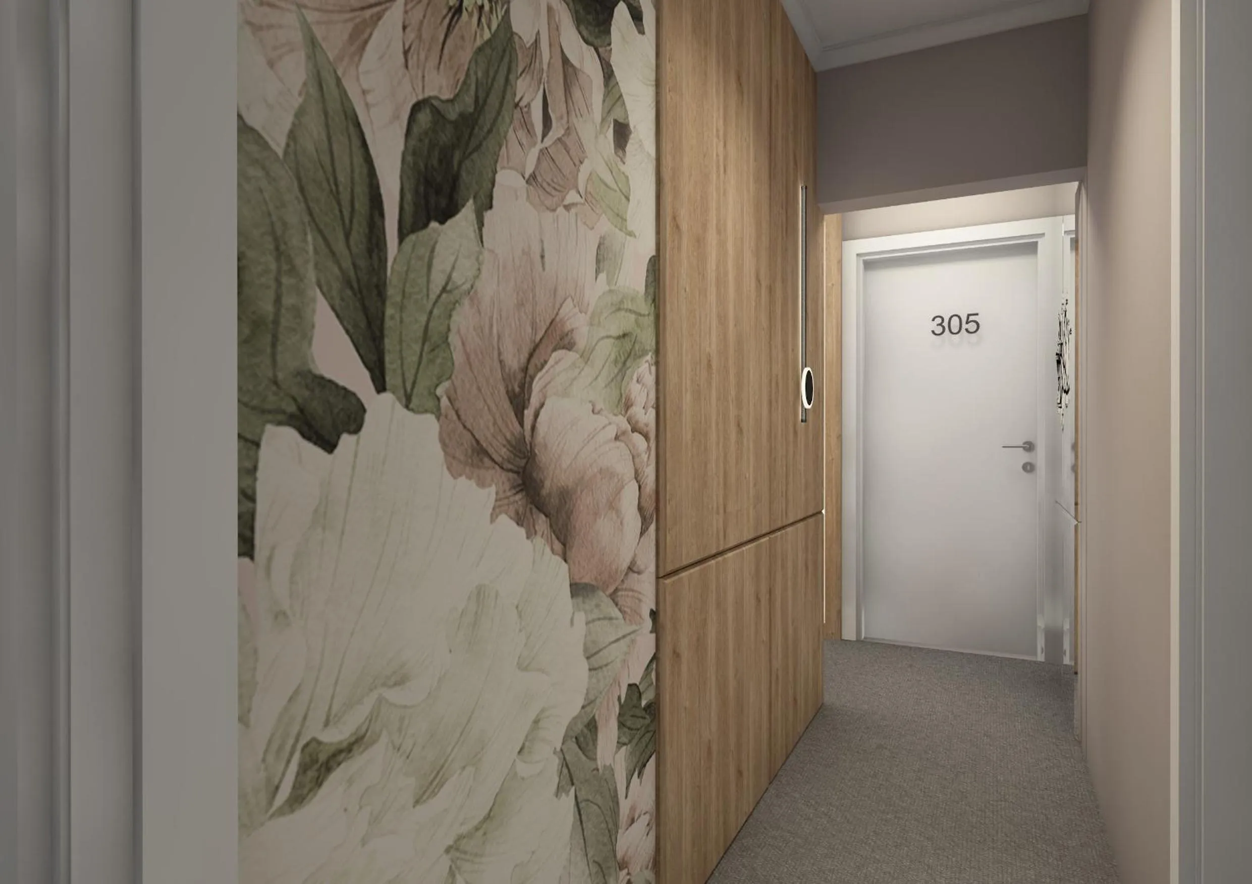 Floor plan in Garni Hotel Lotos