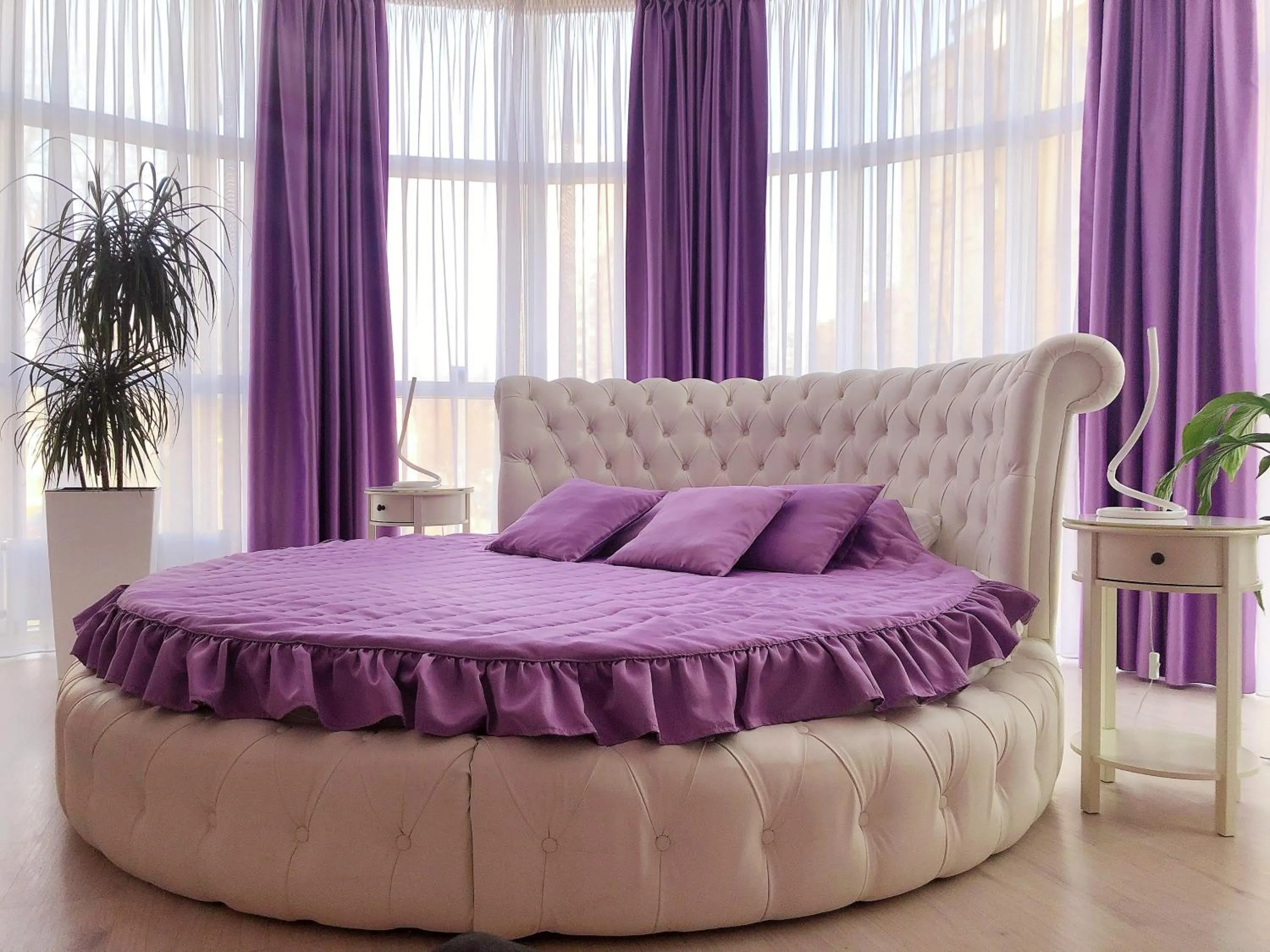 Bed in Garni Hotel Lotos