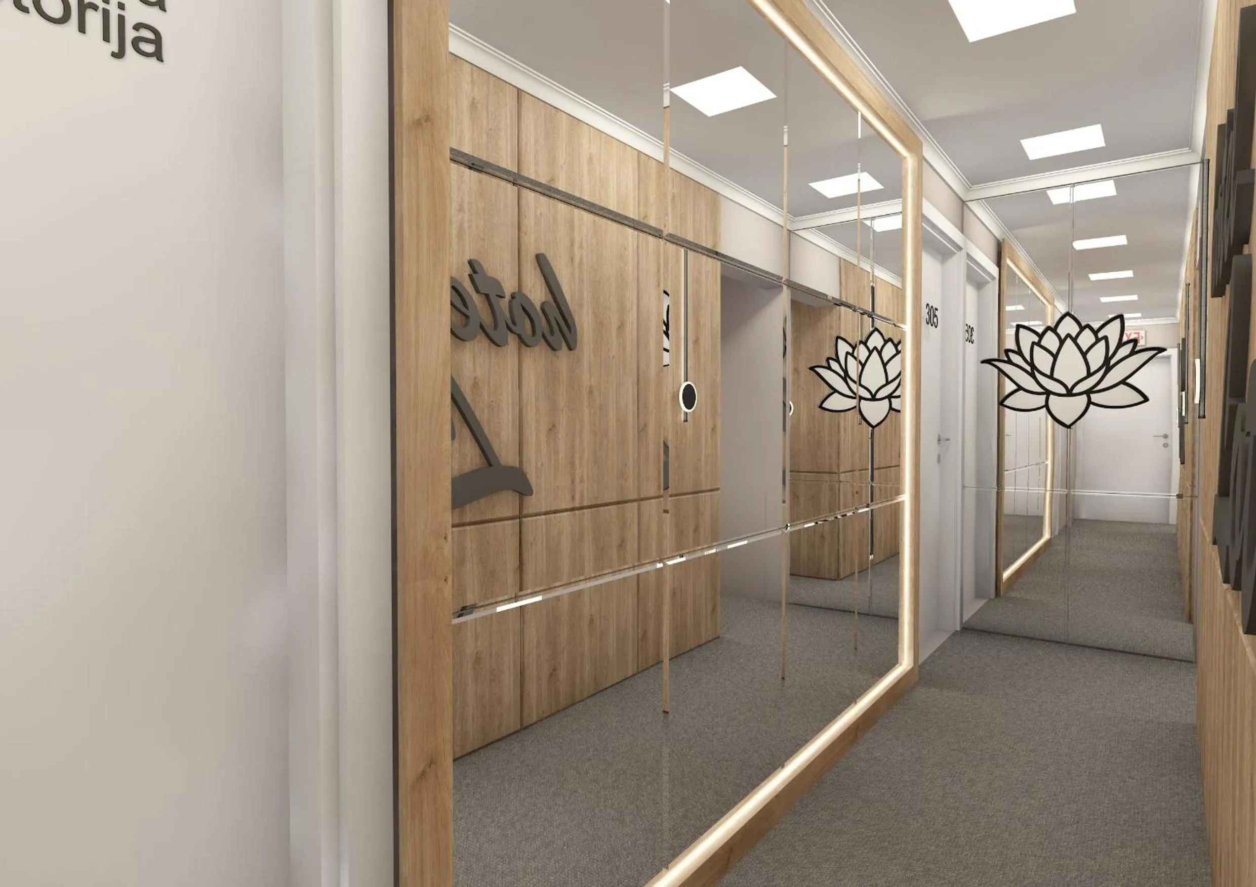 Property building in Garni Hotel Lotos