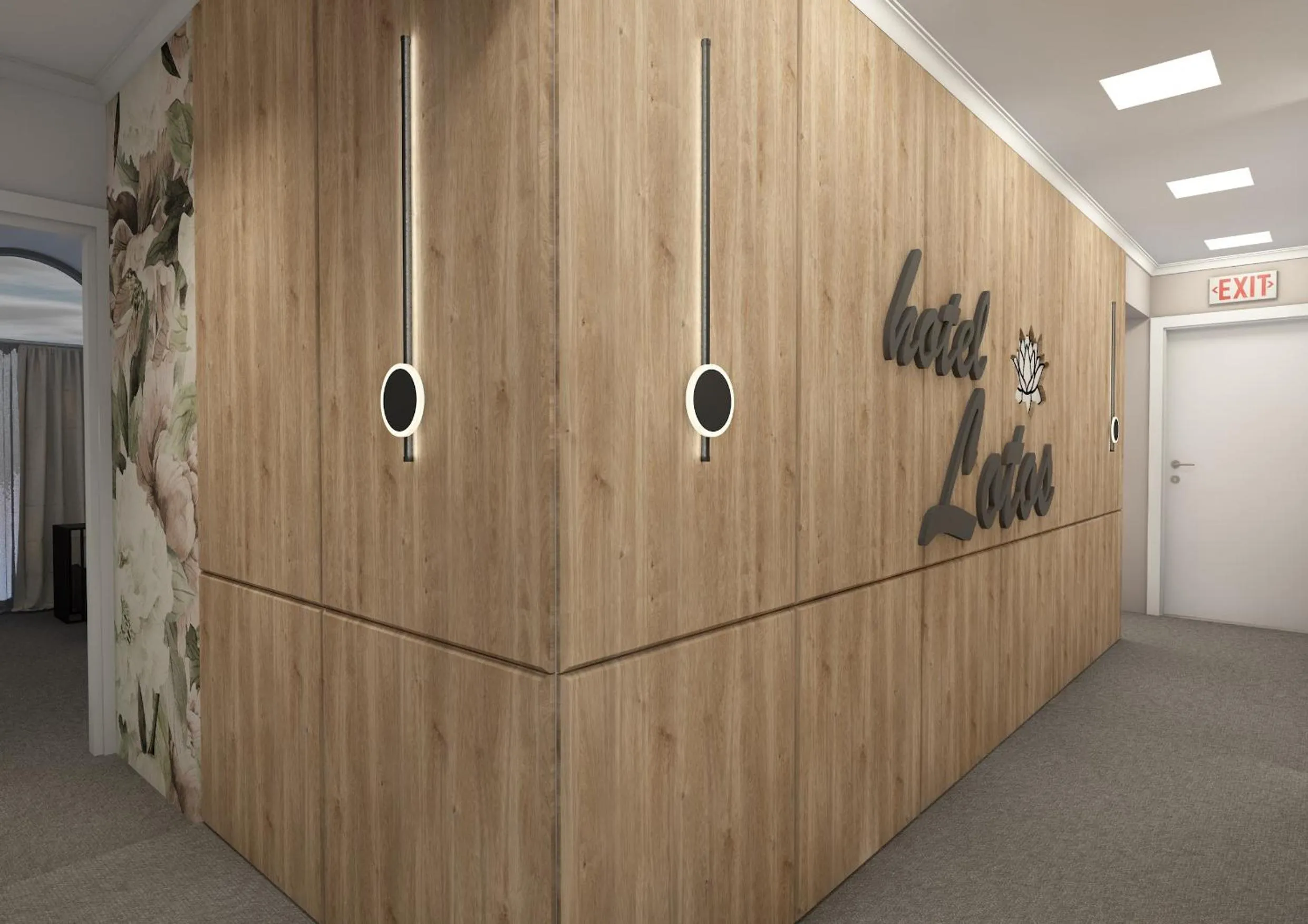 Text overlay in Garni Hotel Lotos