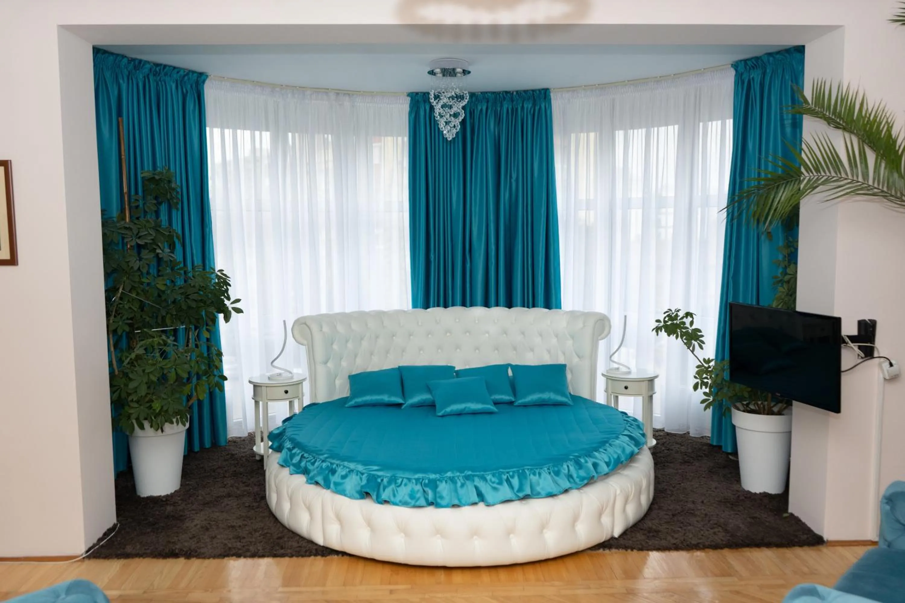 Bed in Garni Hotel Lotos