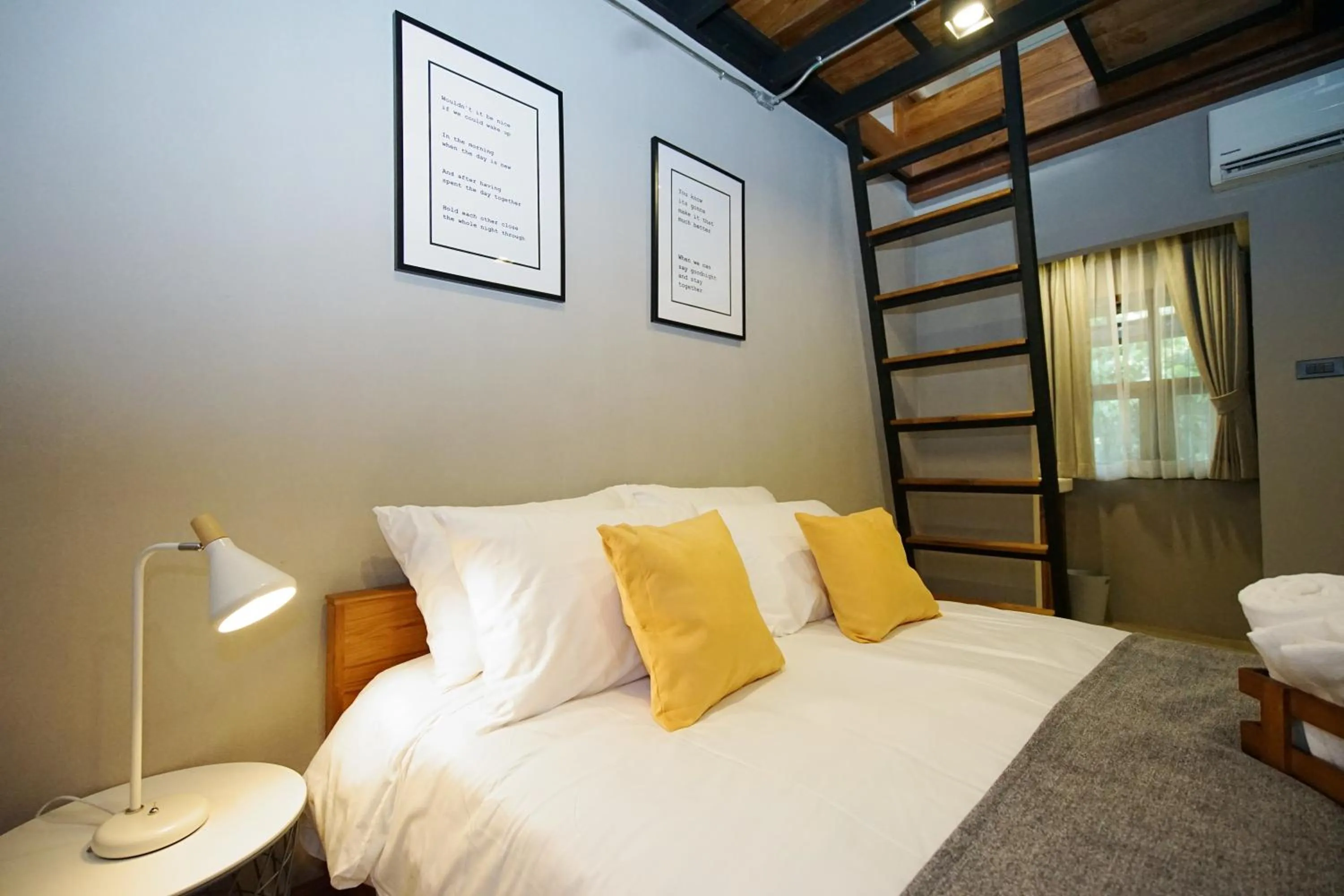 Bed in Yellow Pillow village