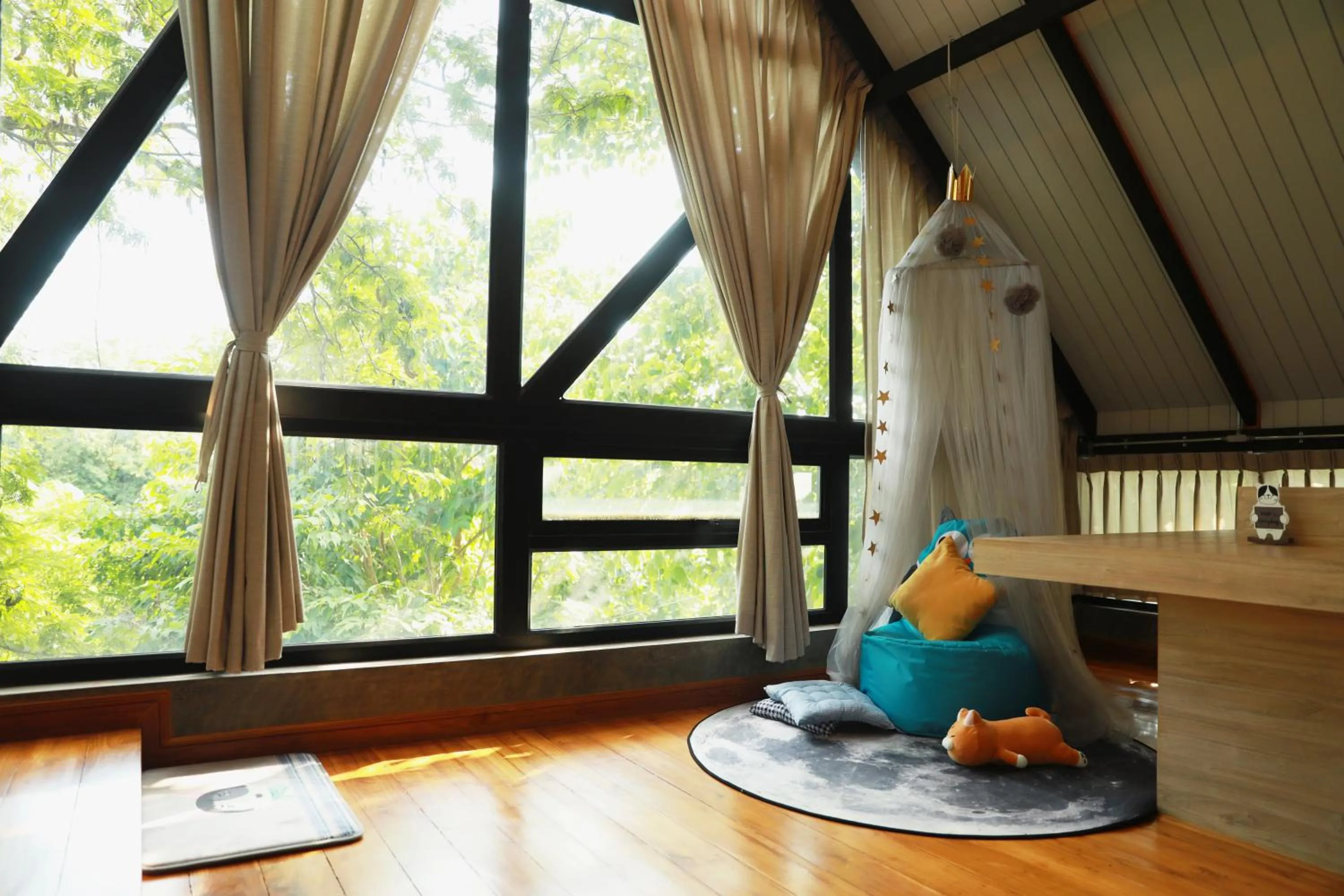 Living room in Yellow Pillow village