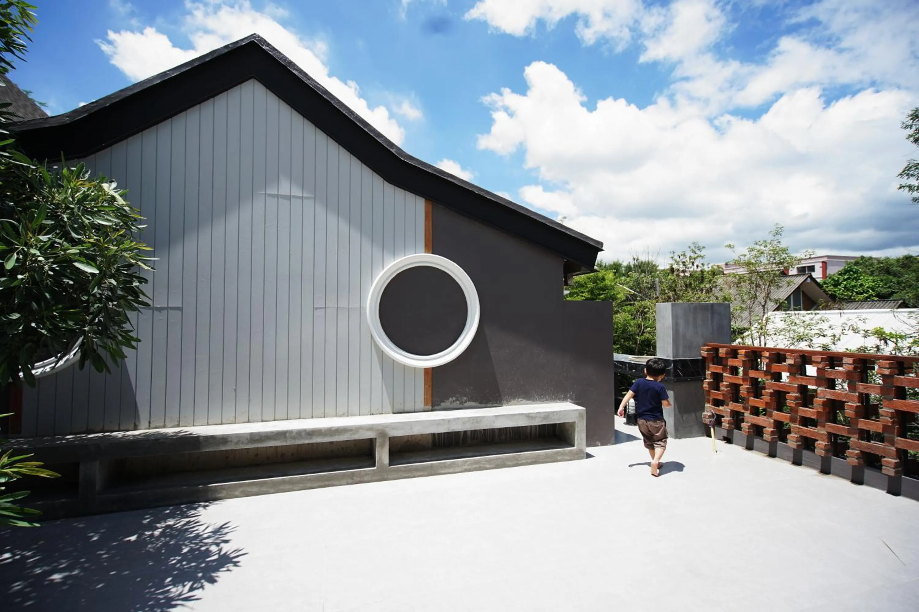 Property building in Yellow Pillow village