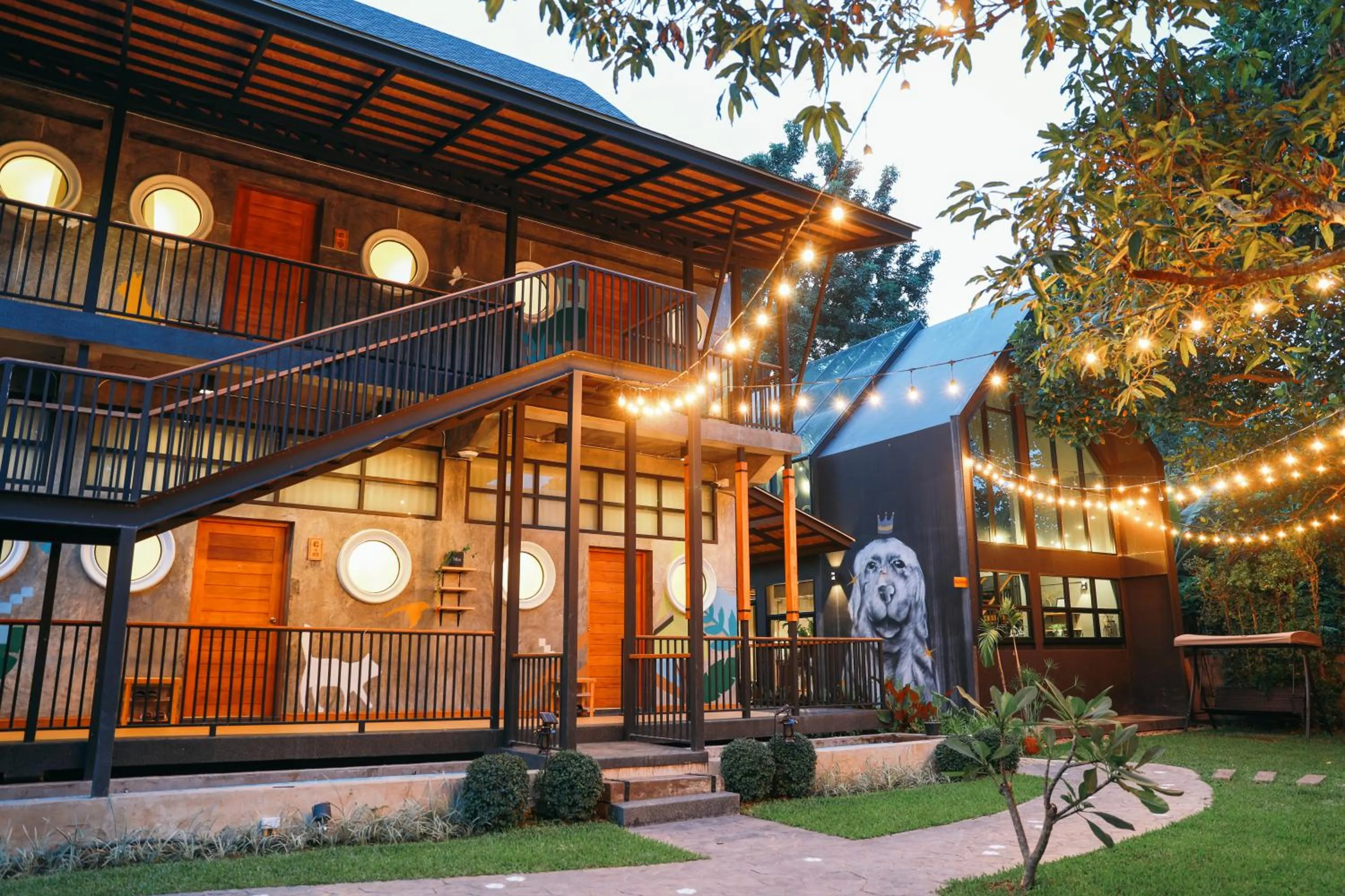 Property building in Yellow Pillow village