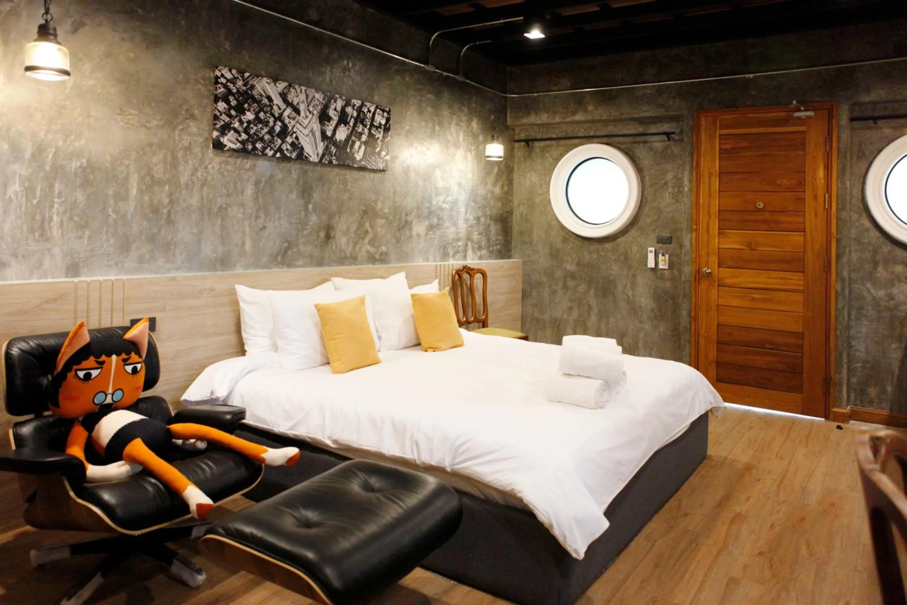 Bed in Yellow Pillow village