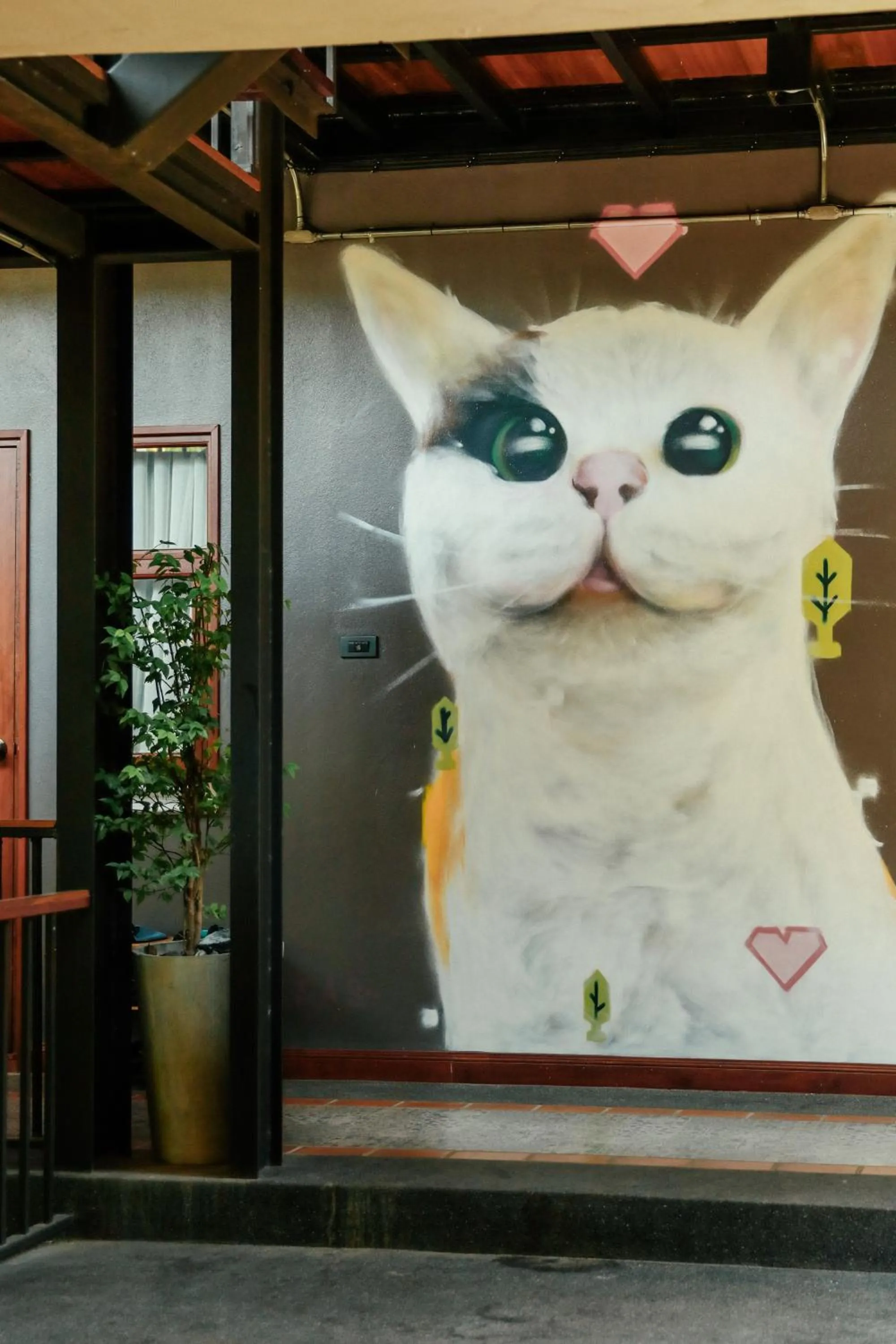 Decorative detail in Yellow Pillow village