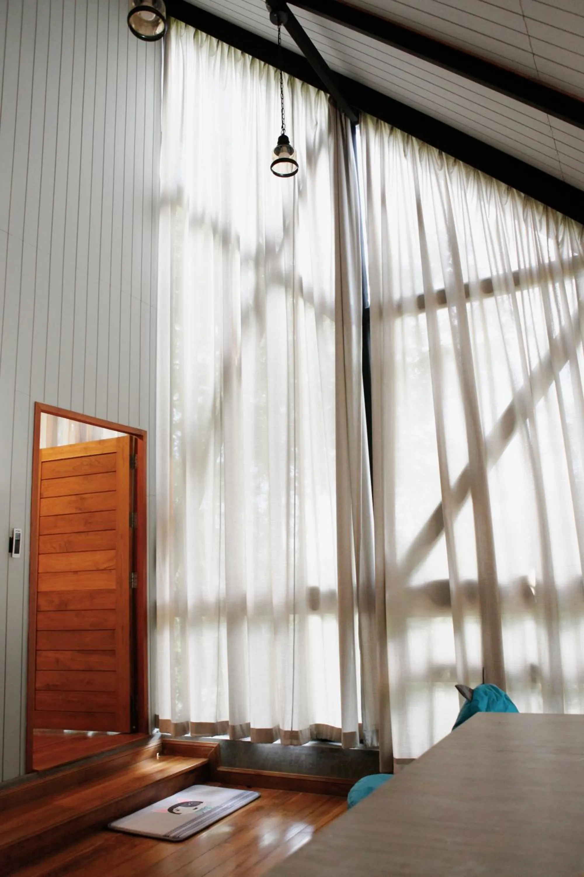 Seating area in Yellow Pillow village