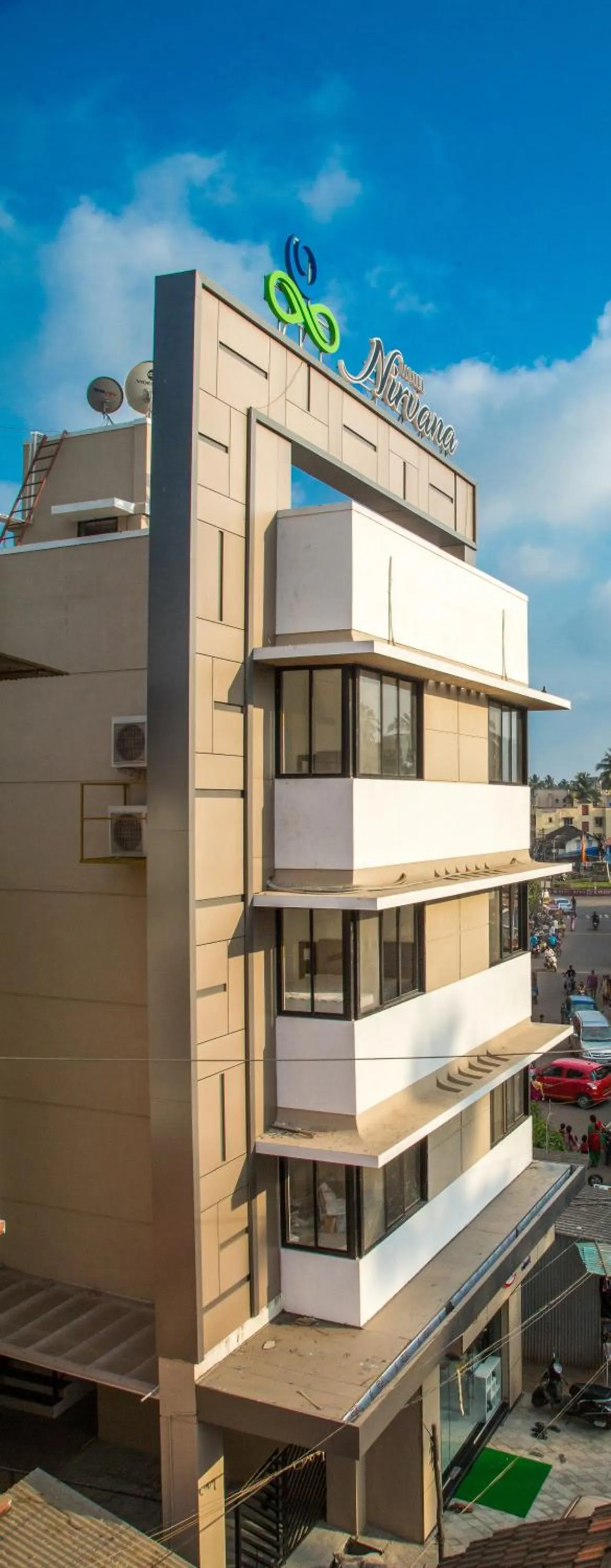 Property building in Hotel Nirvana