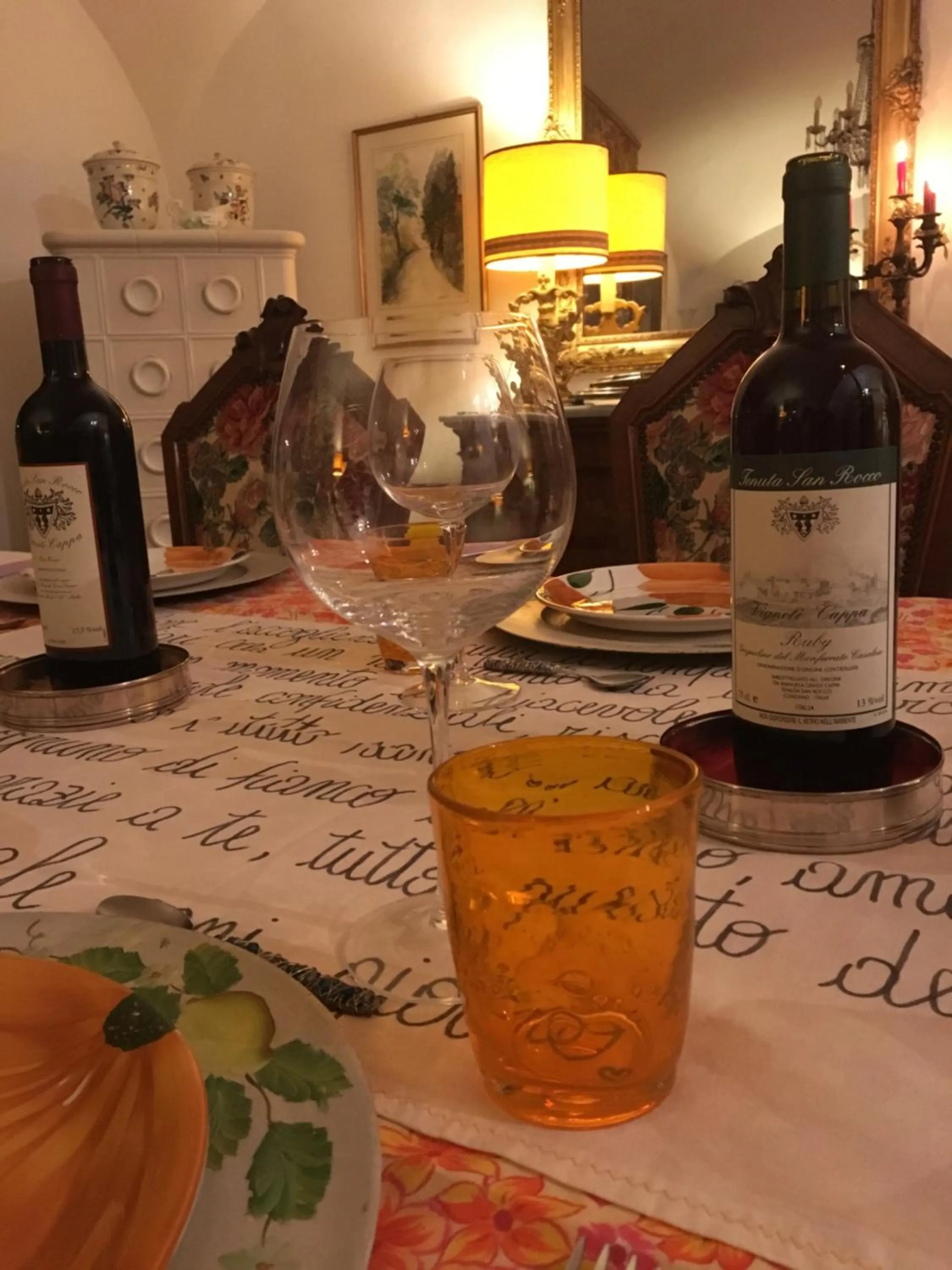 Dinner in Tenuta San Rocco