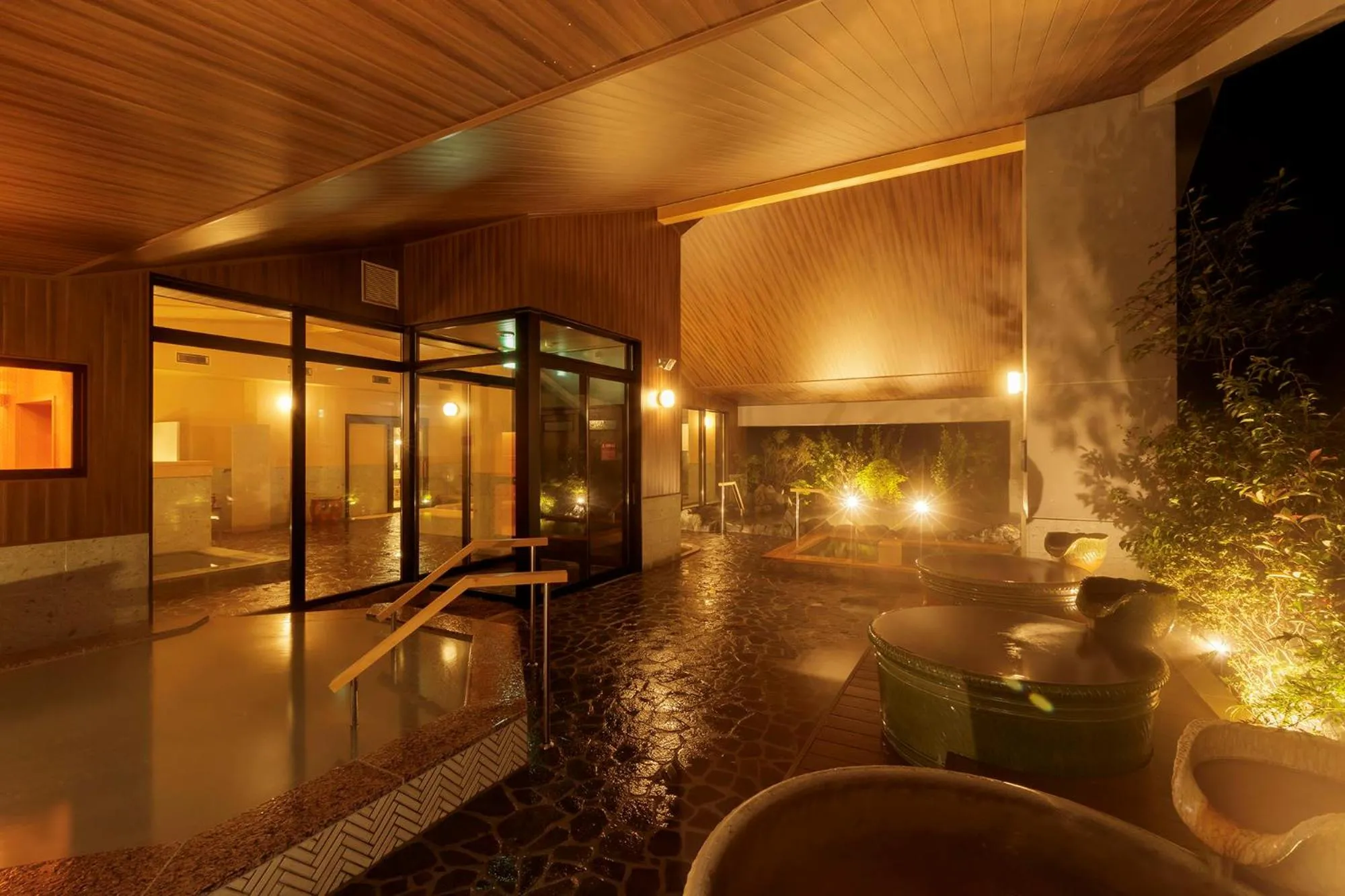 Hot Spring Bath in Hotel Mori no Kaze Nasu