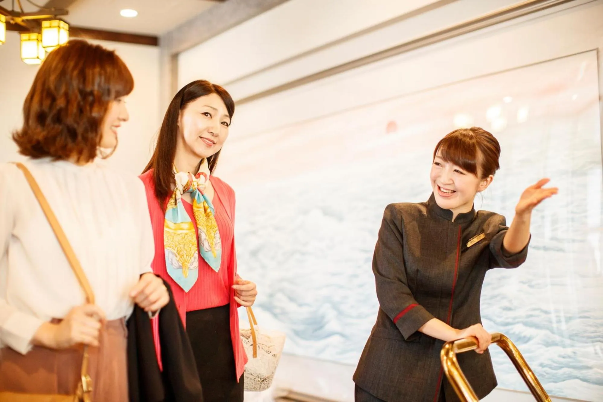 Staff in Hotel Mori no Kaze Nasu