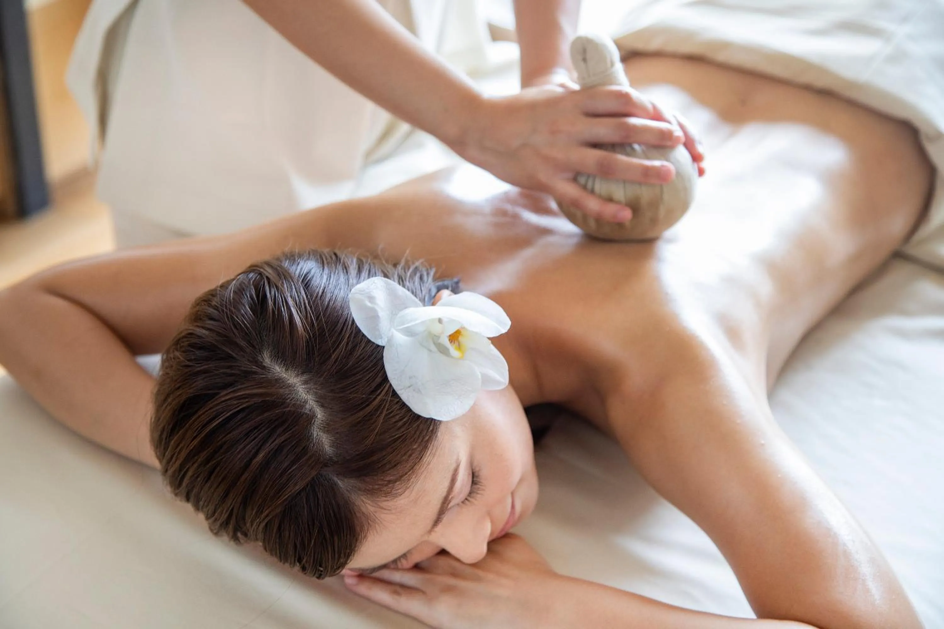 People in Hyatt Regency Seragaki Island Okinawa