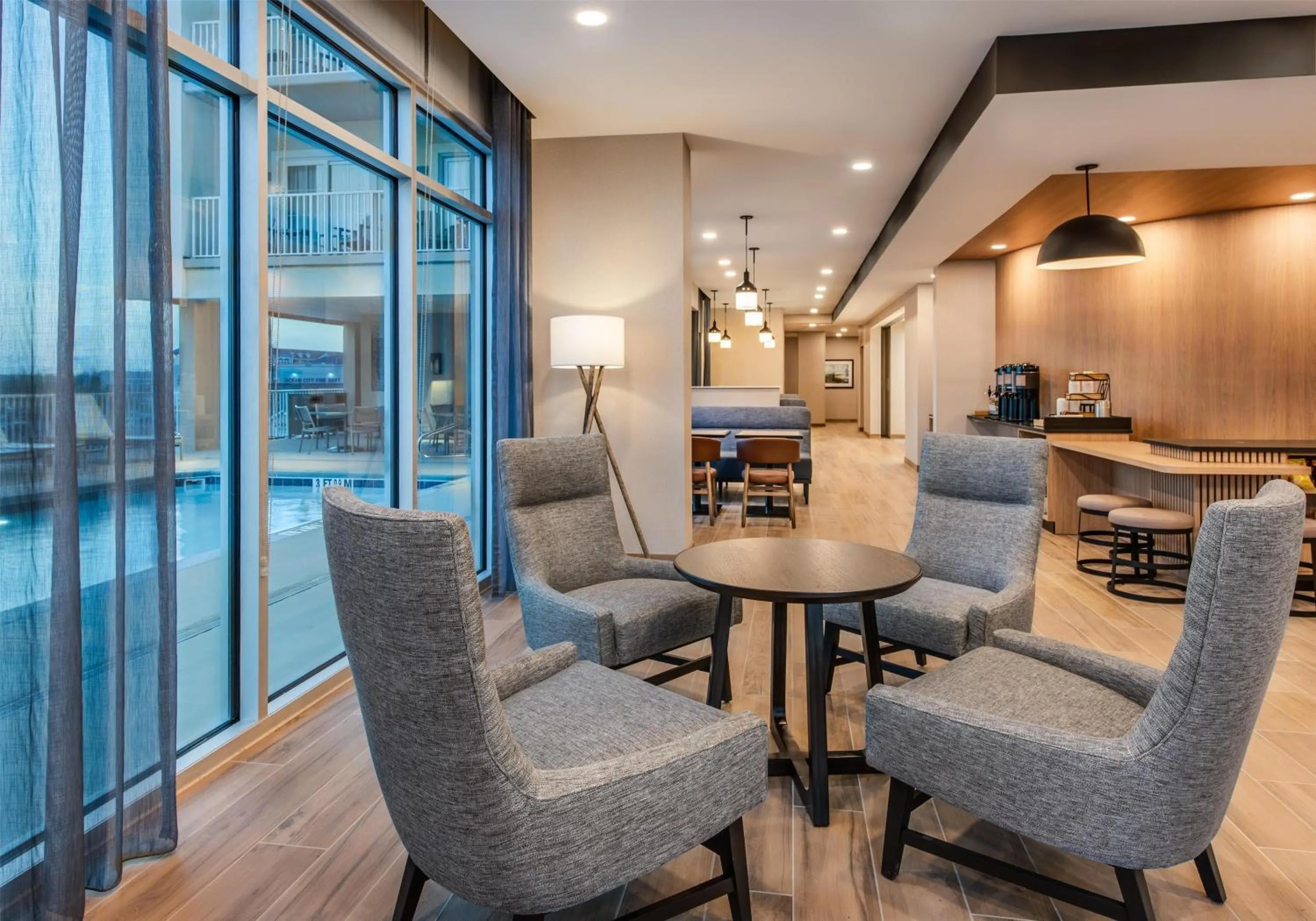 Lobby or reception in Hyatt Place Ocean City Oceanfront