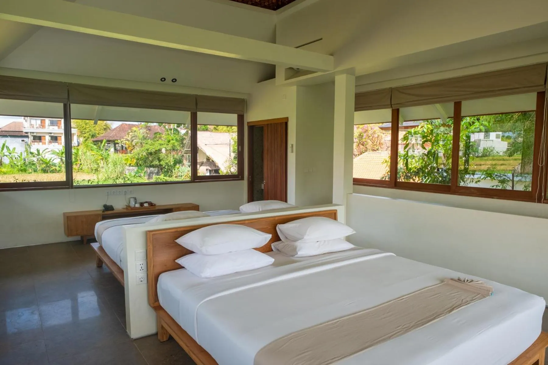 Bed in Tegal Sari Accommodation Ubud