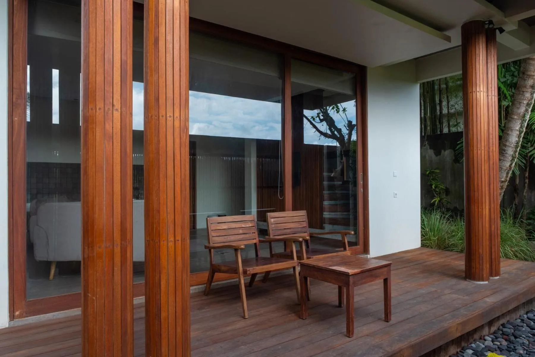 Balcony/Terrace in Tegal Sari Accommodation Ubud