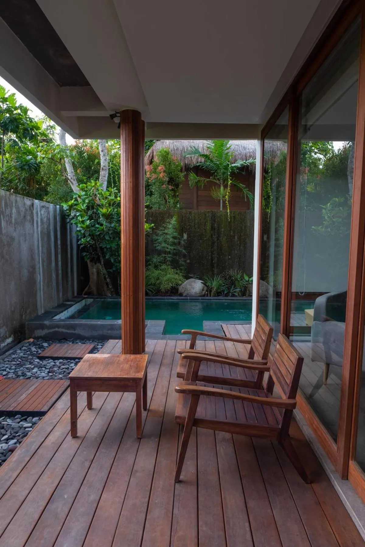 Balcony/Terrace in Tegal Sari Accommodation Ubud