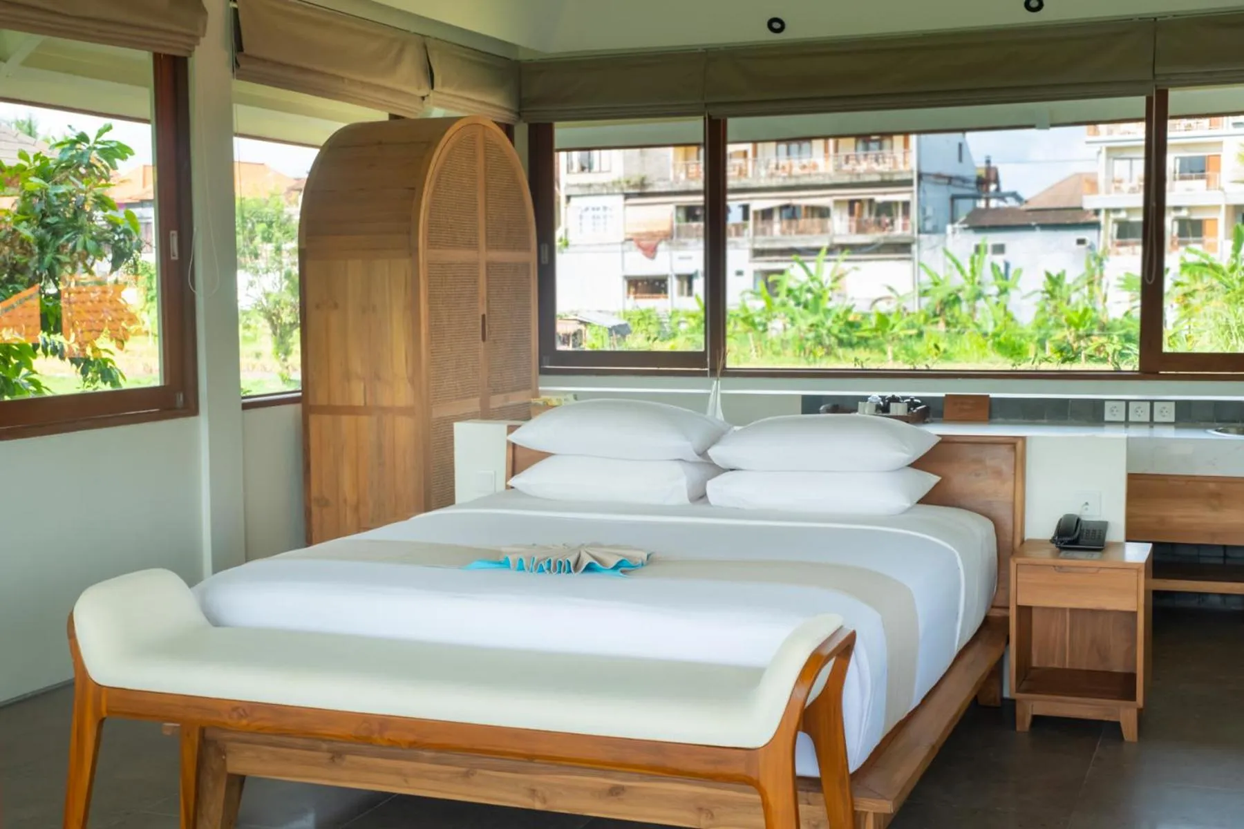 Bed in Tegal Sari Accommodation Ubud