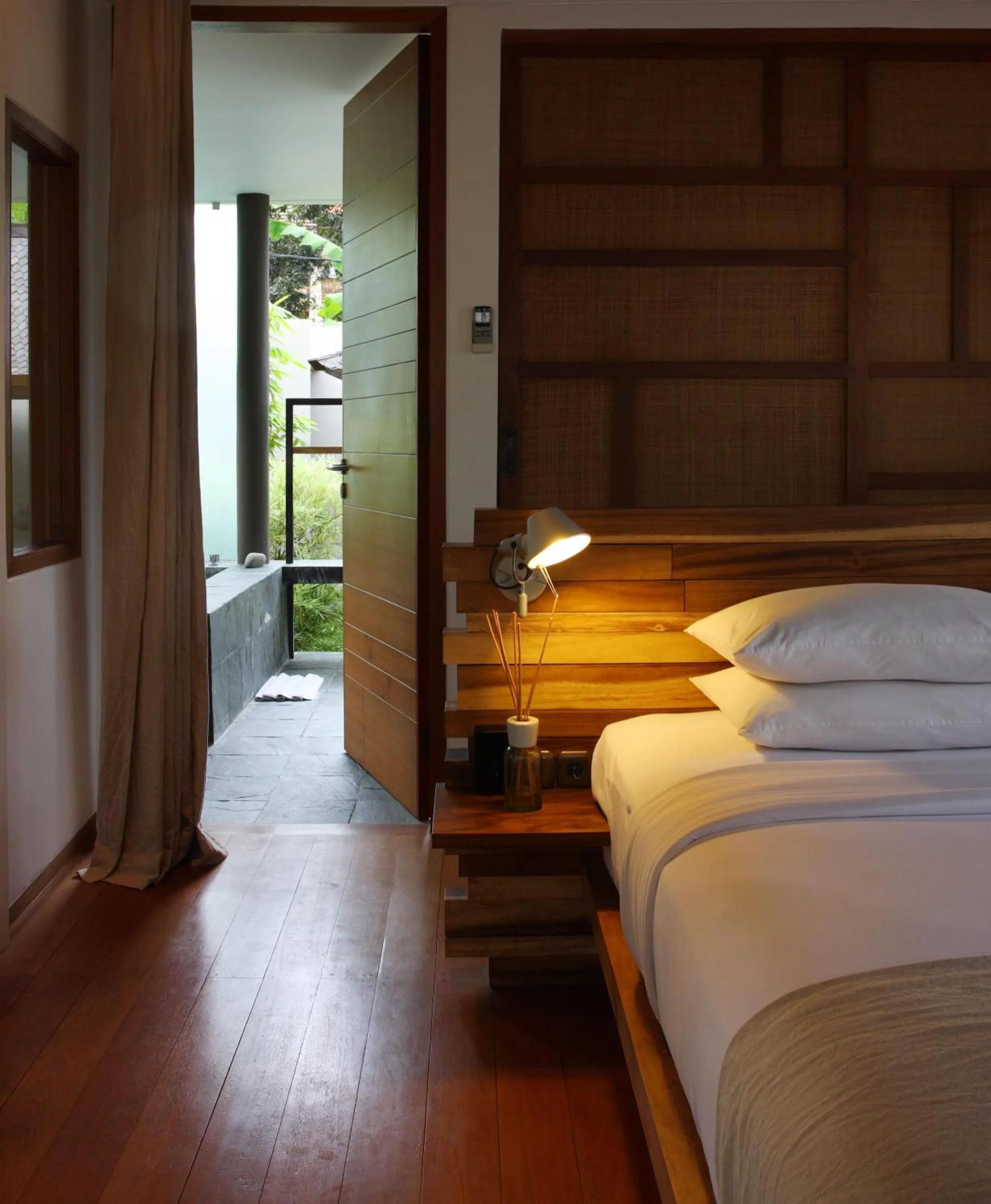 Bed in Tegal Sari Accommodation Ubud