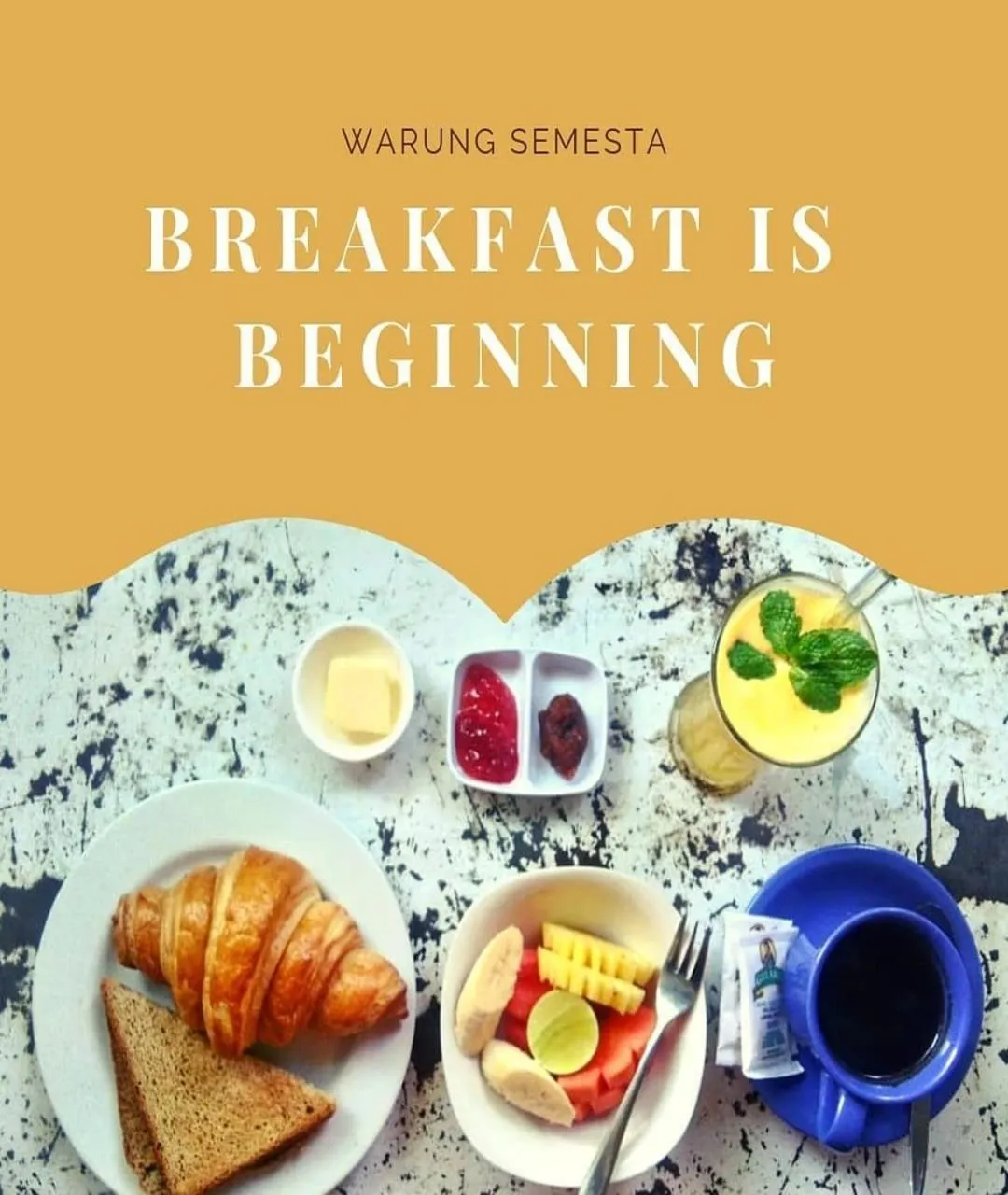 Food and drinks in Tegal Sari Accommodation Ubud