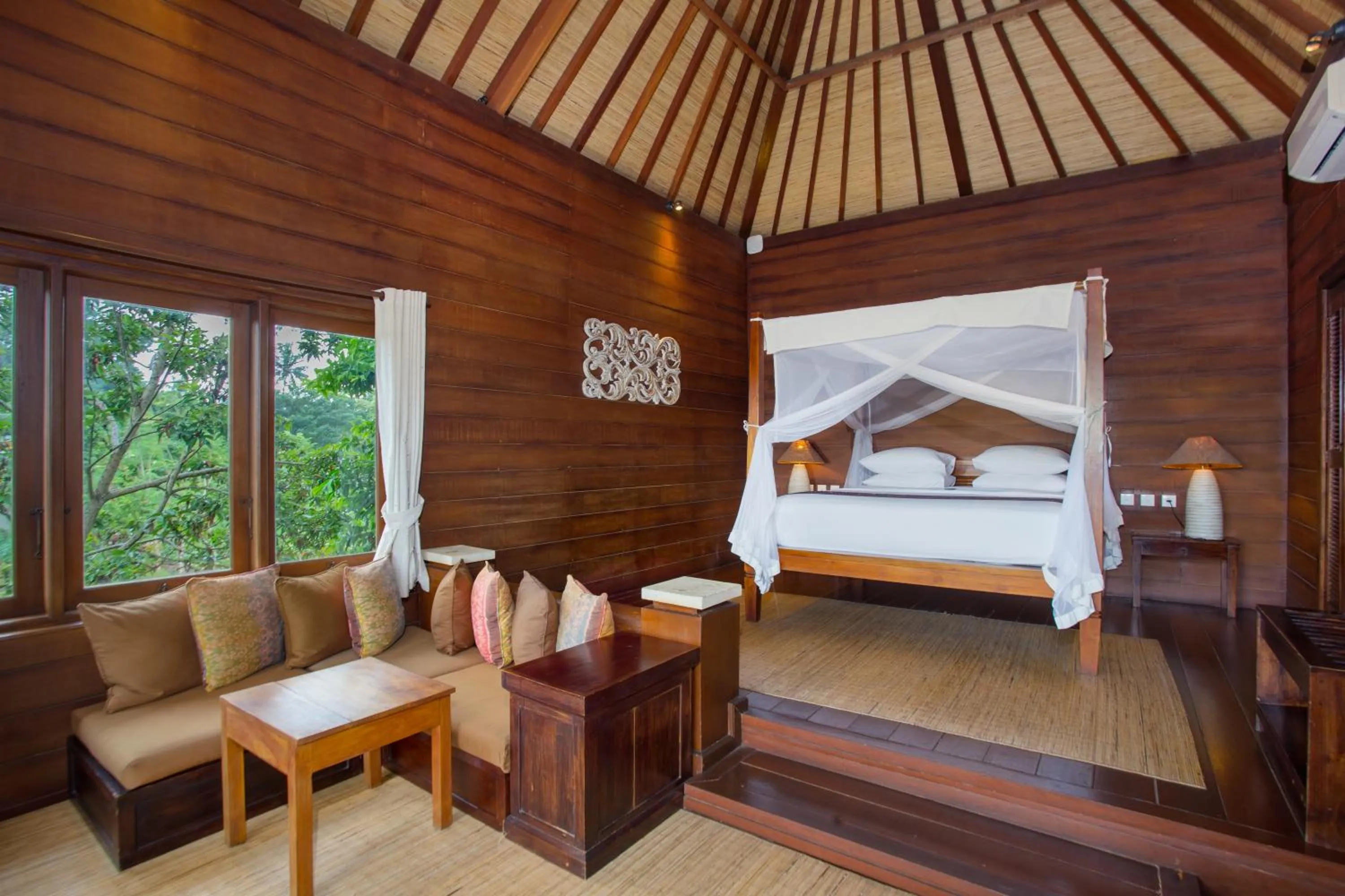 Bed in Tegal Sari Accommodation Ubud