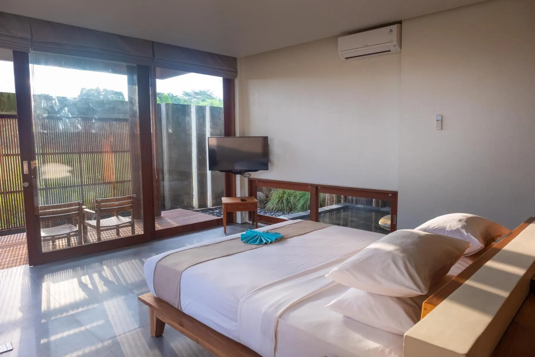 Bed in Tegal Sari Accommodation Ubud